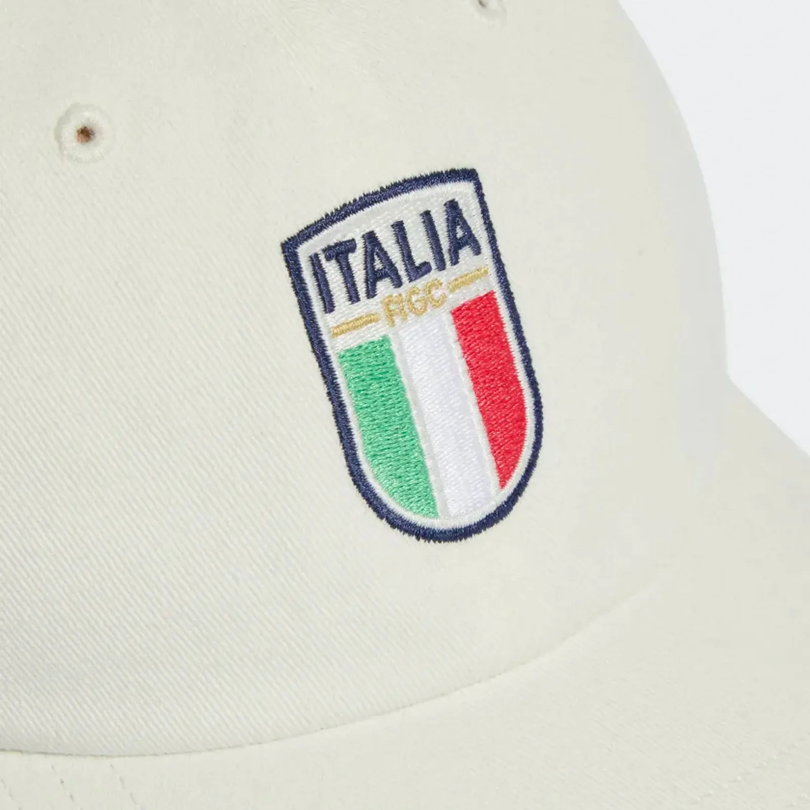 Italy National FIGC 2022/23 Cap HAT Football Off White / Dark Blue (Soccer) by Adidas