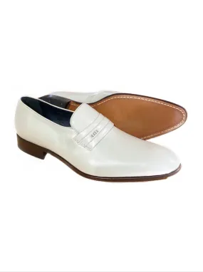 JACK MICHAEL Cream Mariola Leather Shoe