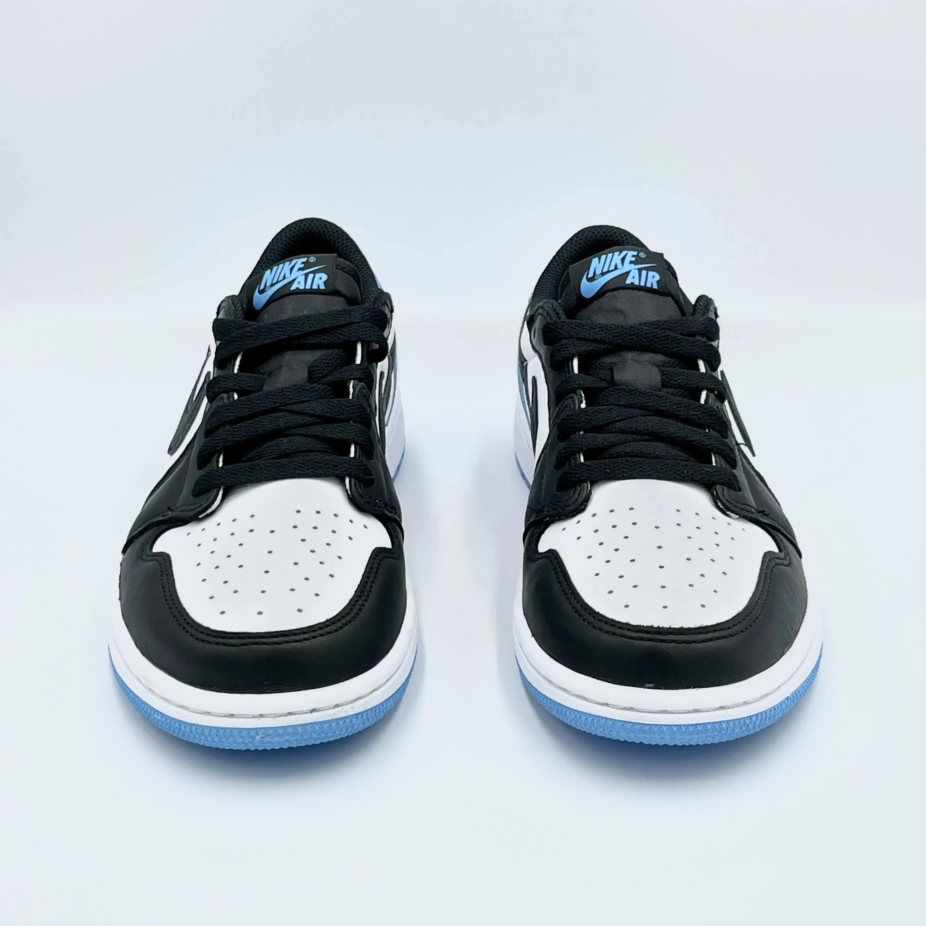 Jordan 1 Retro Low OG Black Dark Powder Blue