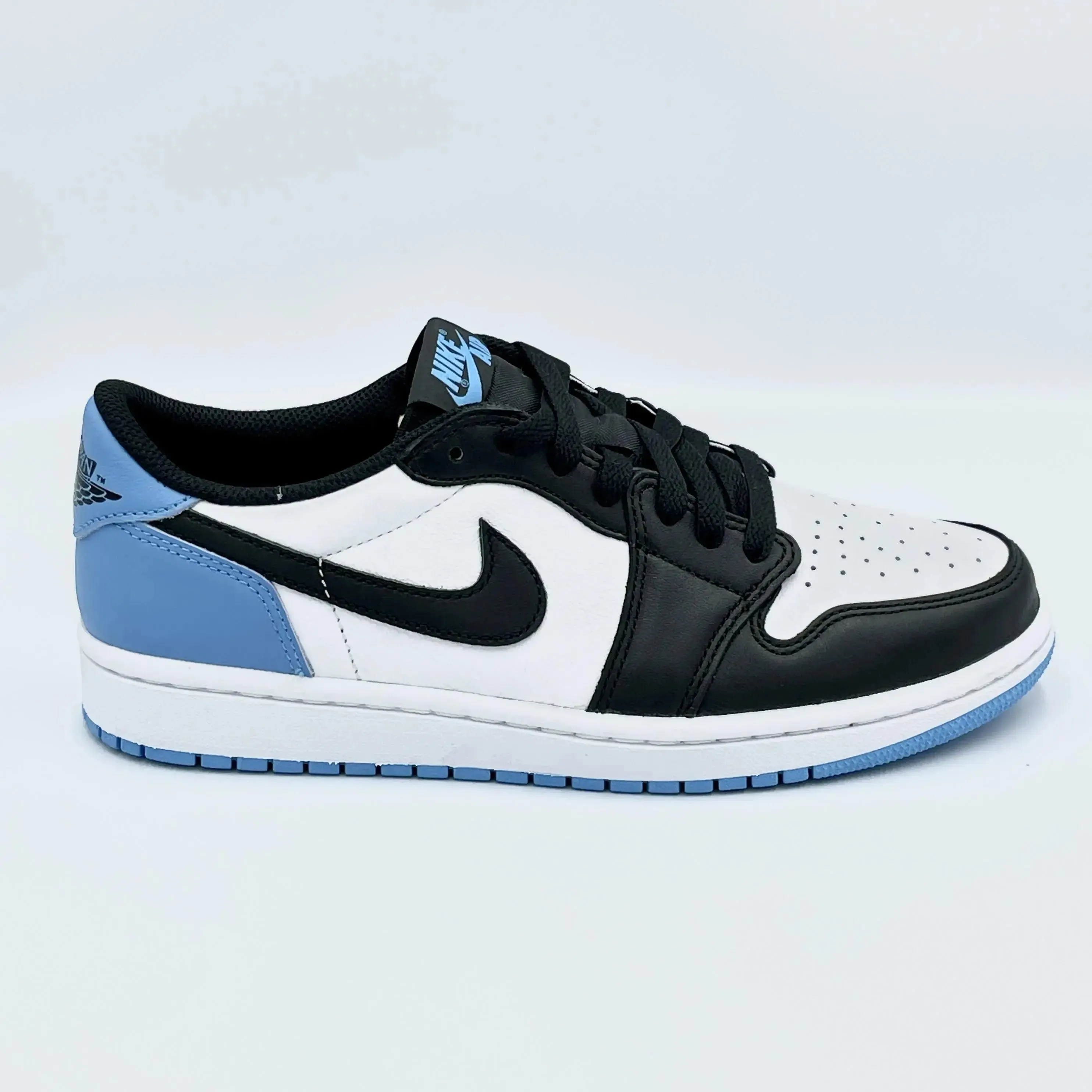 Jordan 1 Retro Low OG Black Dark Powder Blue