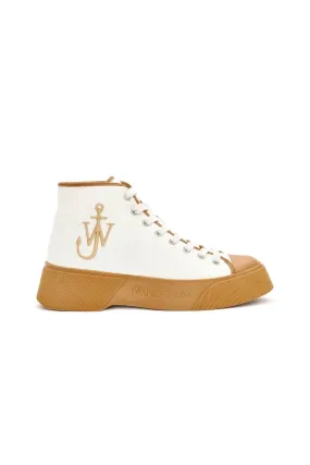 JW Anderson High Top Sneaker - Beige/ Camel