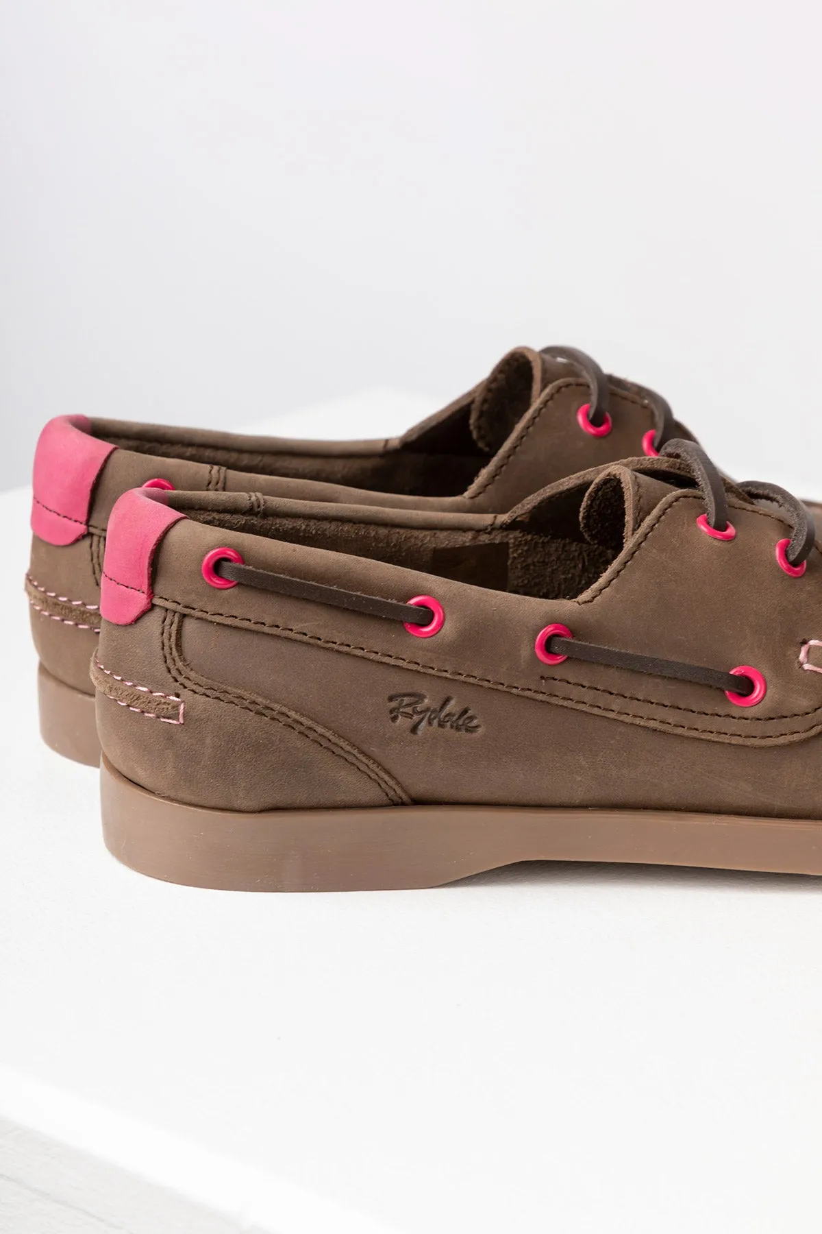 Ladies Leather Deck Shoes - Reighton