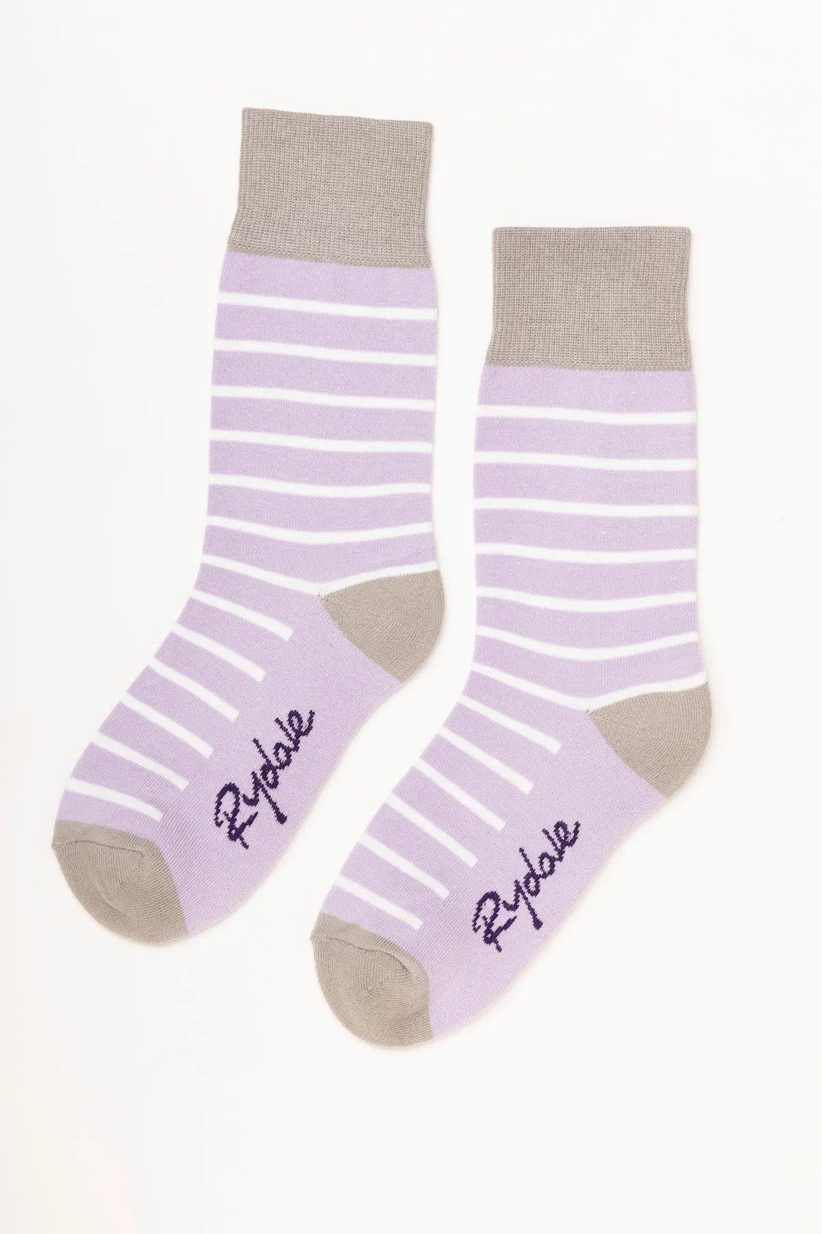 Ladies Striped Ankle Socks