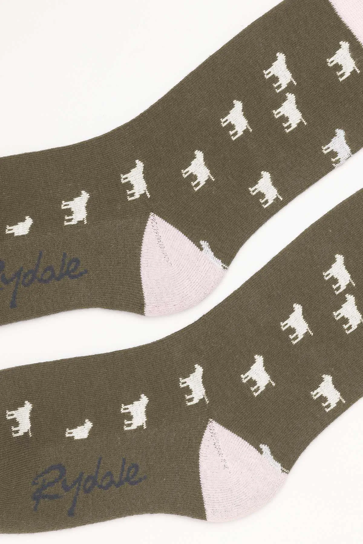 Ladies Wagging Dog Ankle Socks