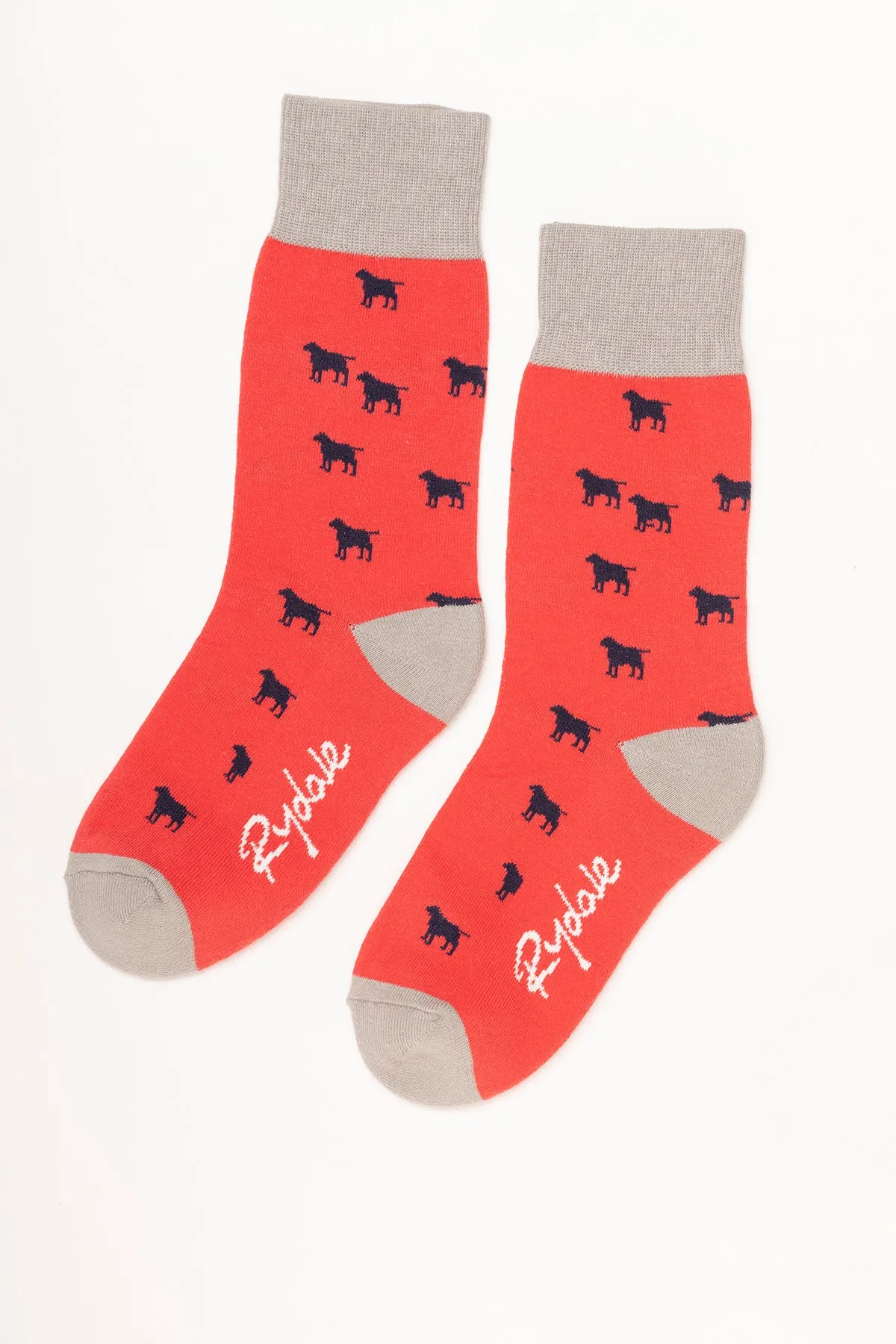 Ladies Wagging Dog Ankle Socks