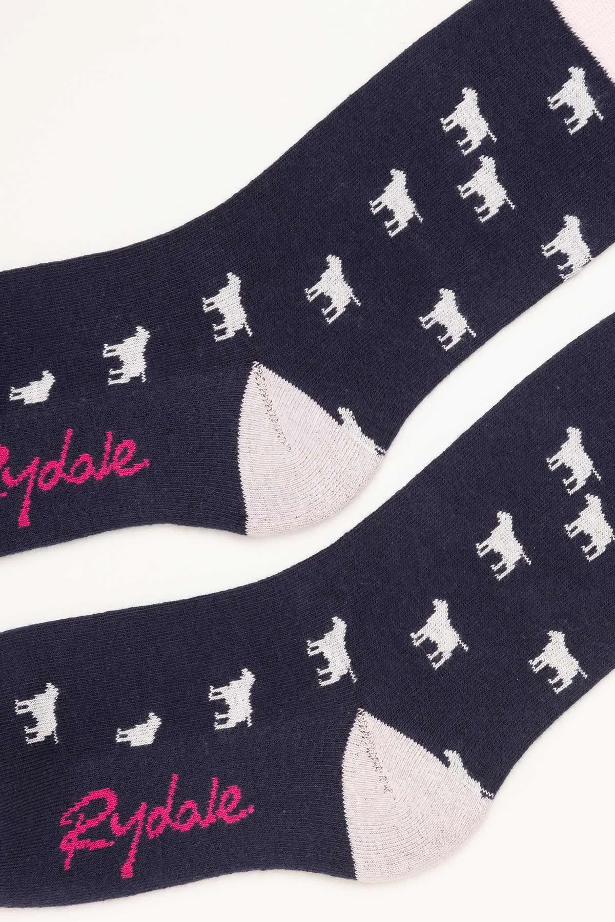 Ladies Wagging Dog Ankle Socks