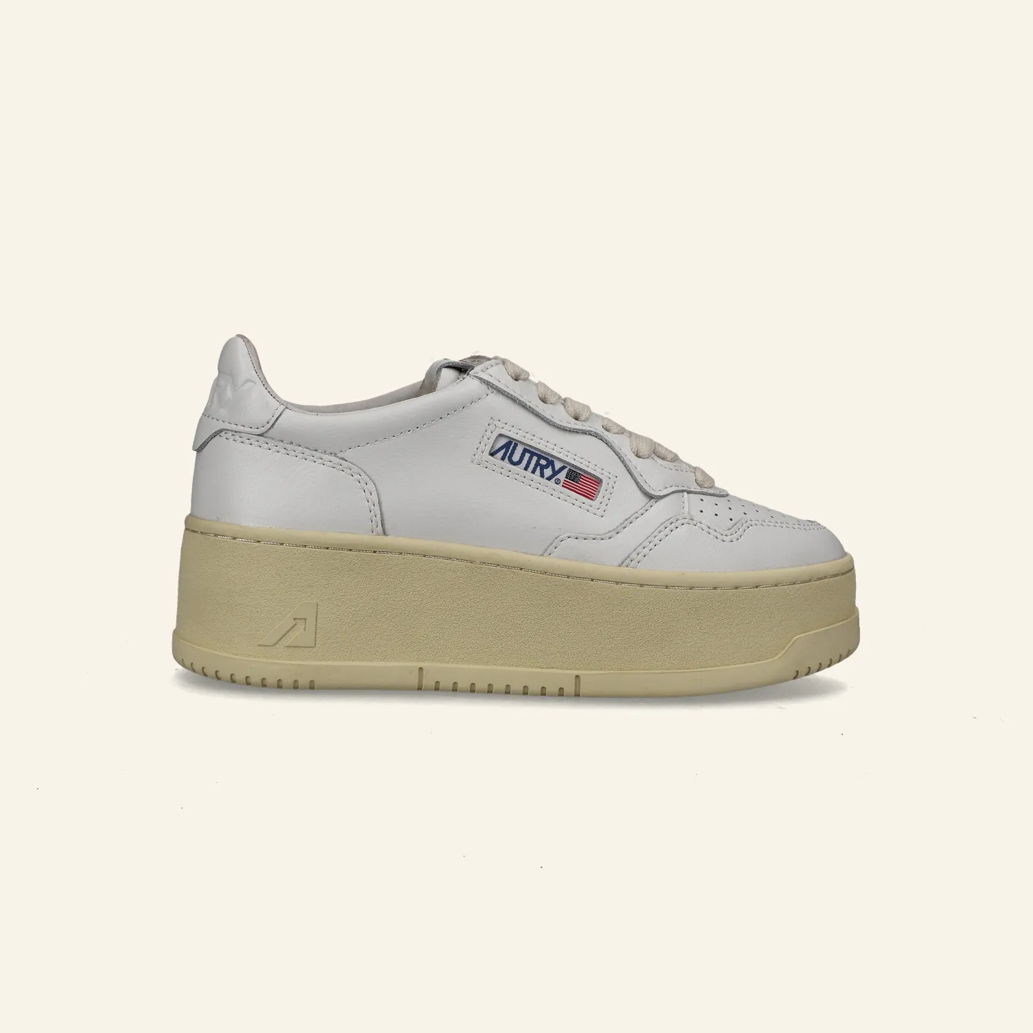 LOW SNEAKER 80s Platform LL15 | All White