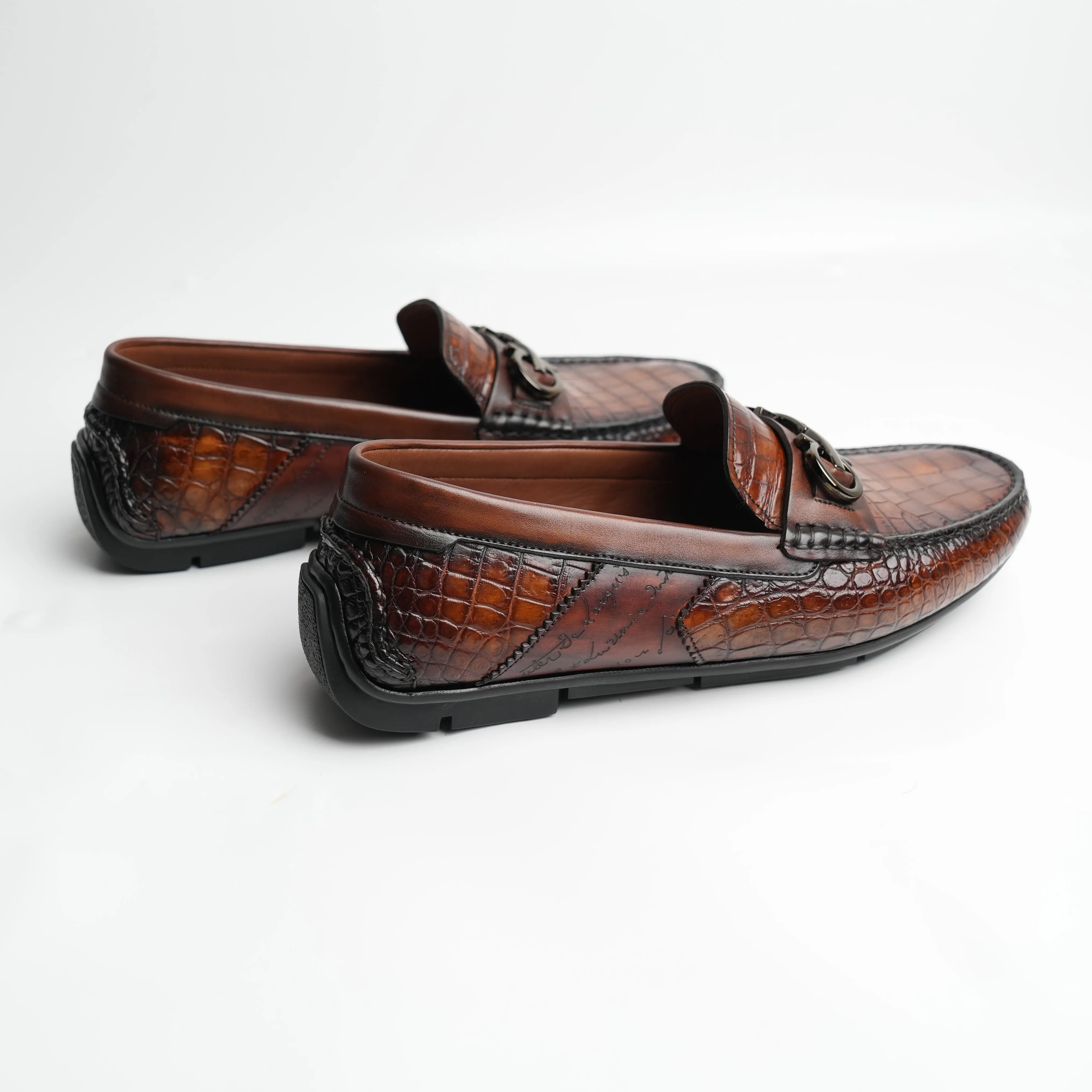 Man's Crocodile Leather loafers 108818B