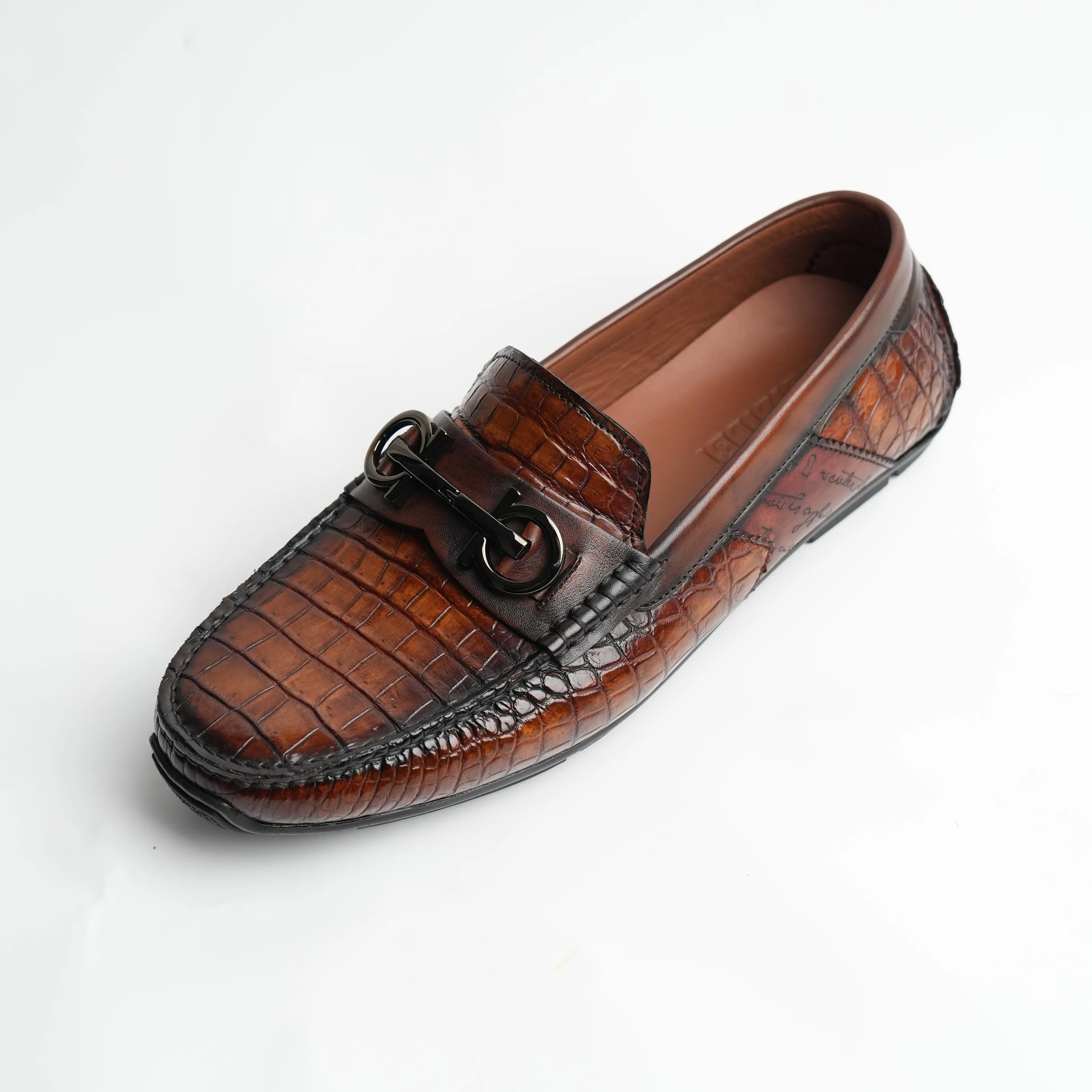 Man's Crocodile Leather loafers 108818B