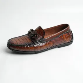 Man's Crocodile Leather loafers 108818B