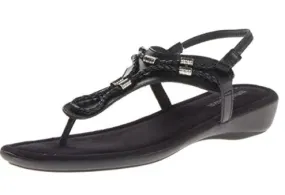 Minnetonka Moccasin Sandal, Pico, Black