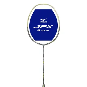 Mizuno JPX 8 Zoom Badminton Racket (Unstrung) - MT Gunmetal/GL.Champagne/Sulphur Ylw