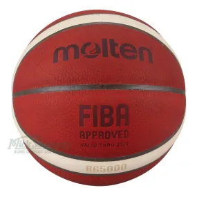 Molten B7G5000 Leather Basketball - Official Game Ball Size 7