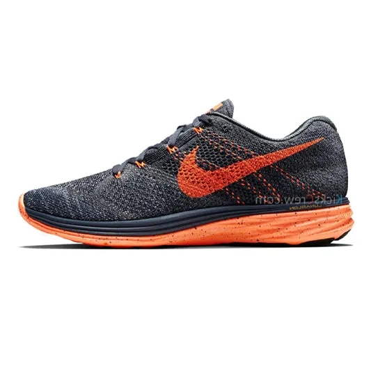 Nike Flyknit Lunar 3 Classic Charcoal Orange