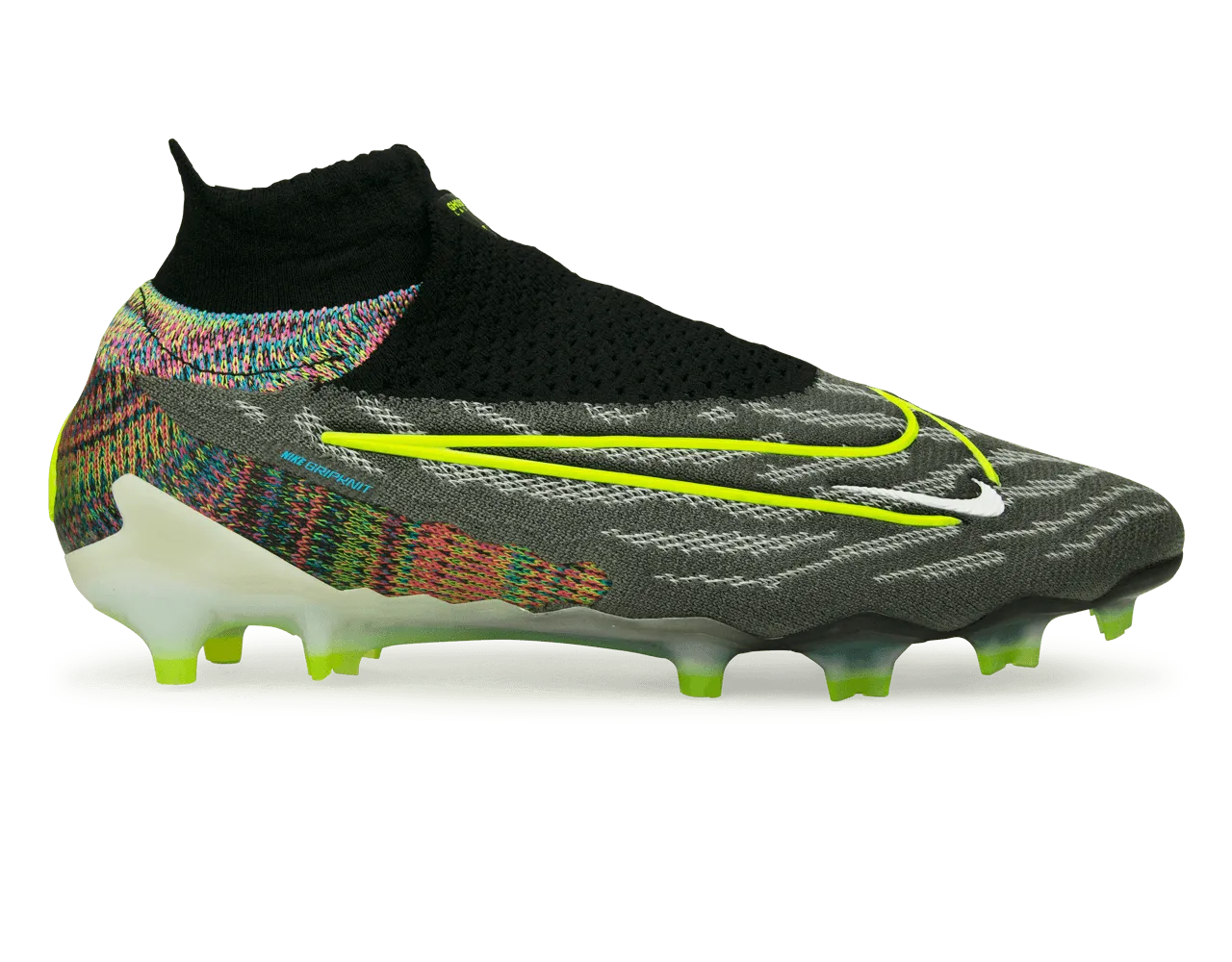 Nike Men's Phantom GX Elite DF Fusion FG Black/Volt/Silver