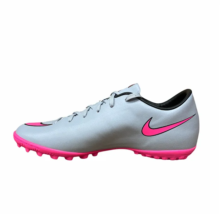 Nike men's soccer shoe Mercurial Victory V TF 651646 060 gray pink