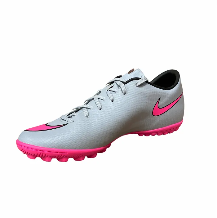 Nike men's soccer shoe Mercurial Victory V TF 651646 060 gray pink