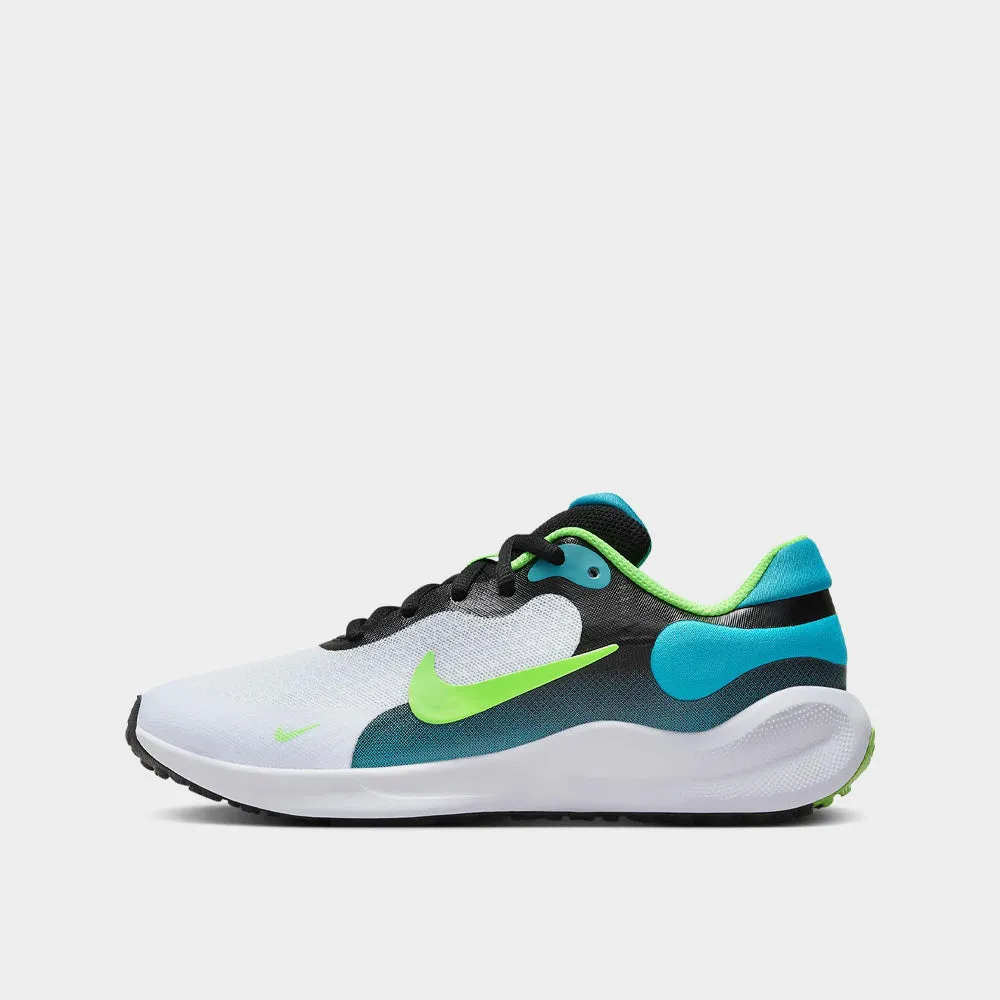 Nike Youth Revolution 7 Sneaker Blue/green _ 181627 _ Blue