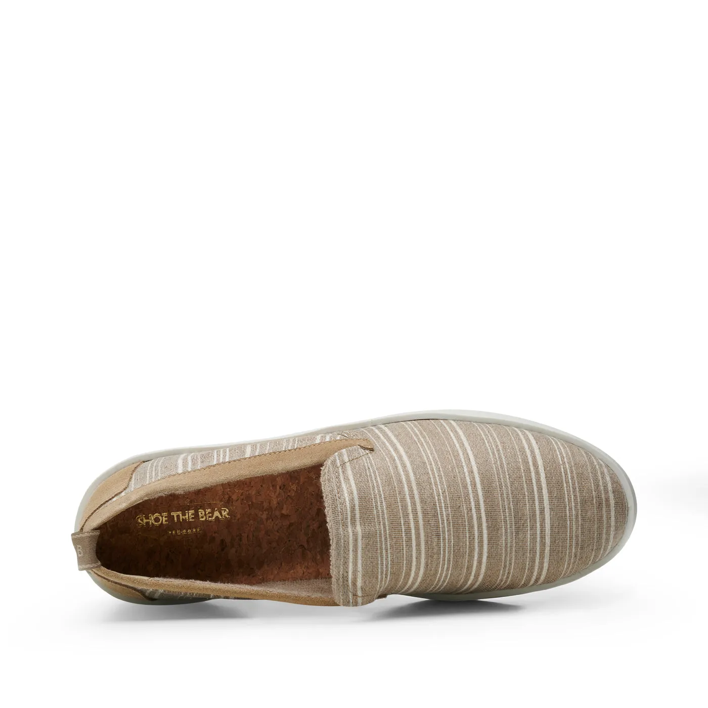 Noah slip-on tekstil - SAND STRIPE