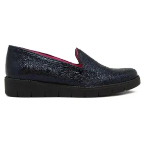 Oro - Navy blue slip on shoe-last pair 39