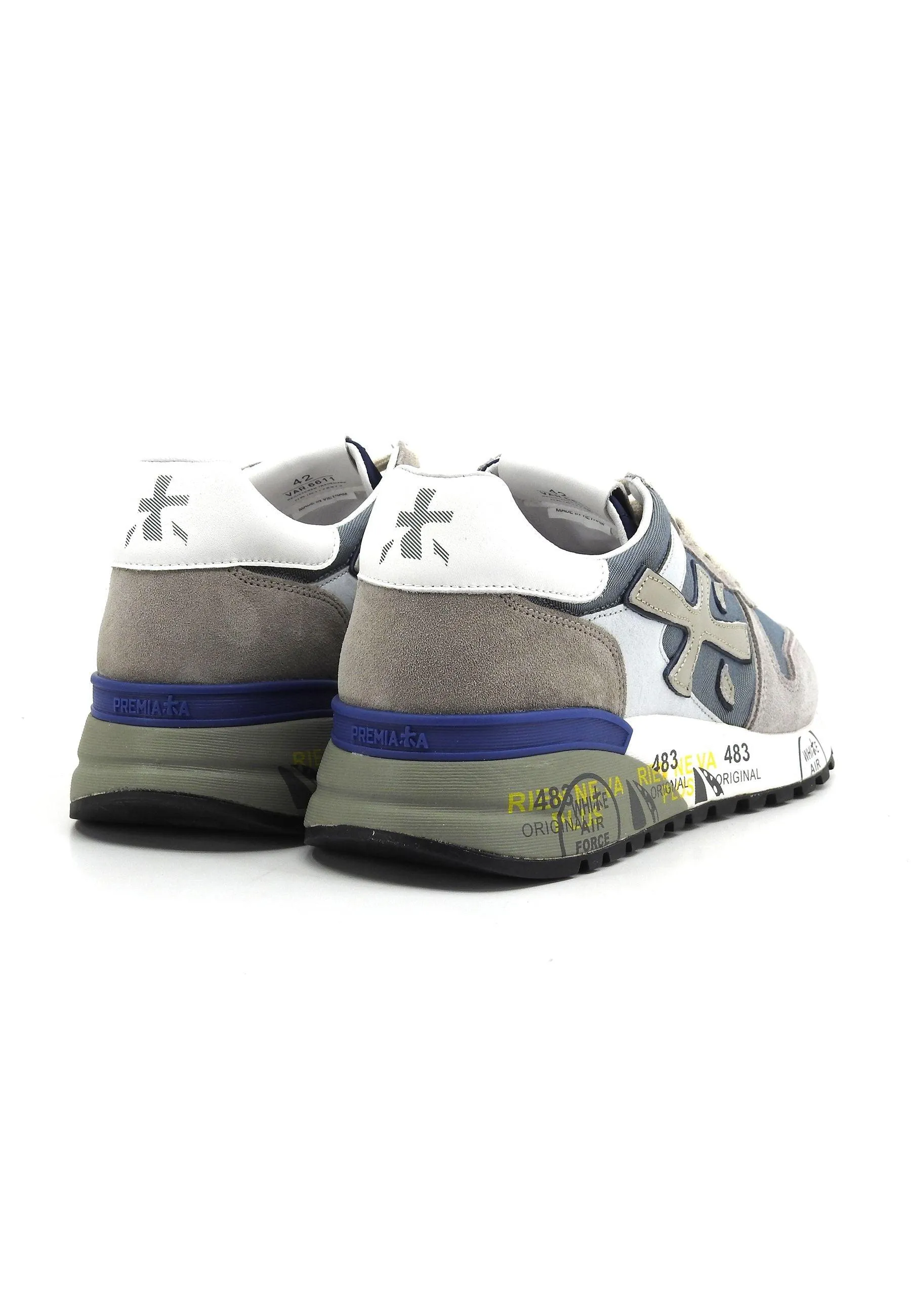 PREMIATA Sneaker Uomo Light Grey MICK-6611