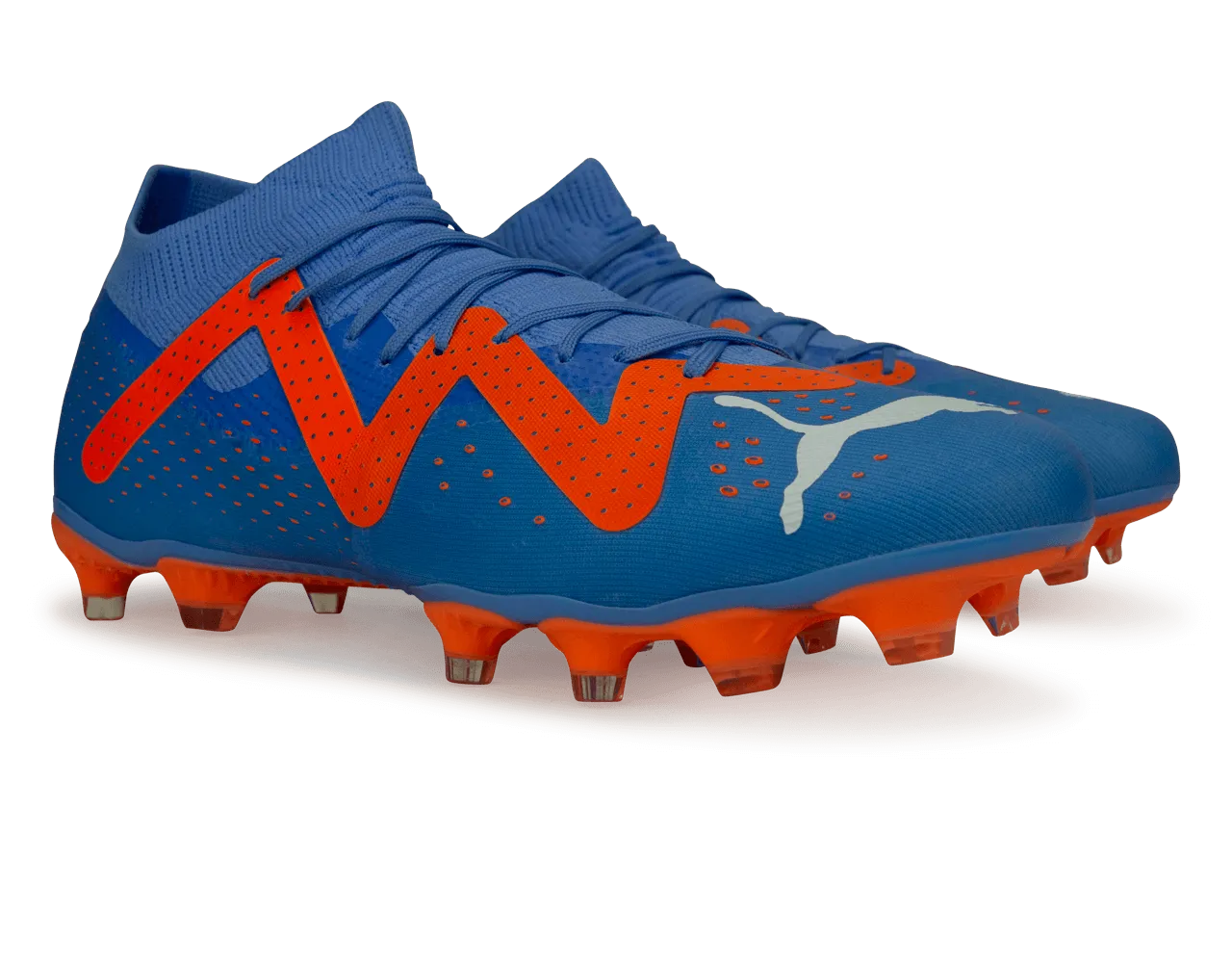 PUMA Men's Future Match FG/AG Blue/Orange