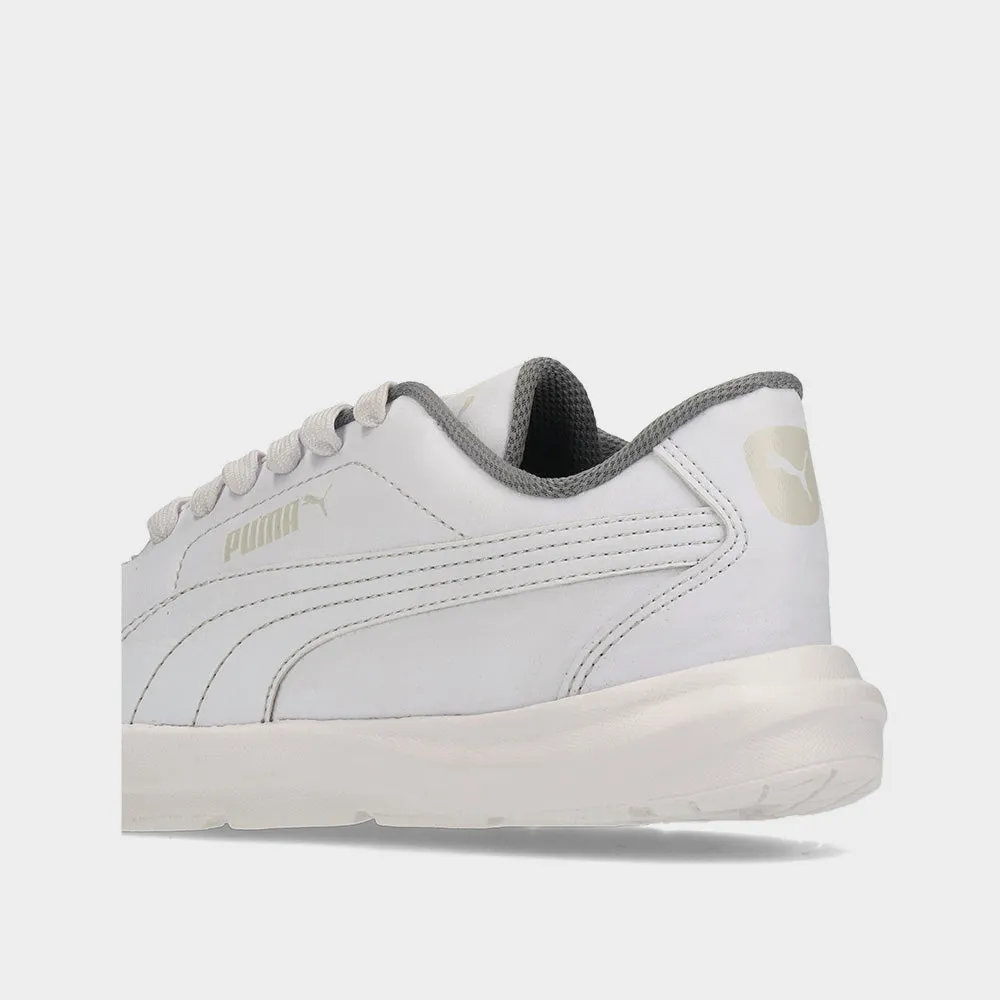 Puma Youth Evolve Court Zadp Sneaker White/white _ 181445 _ White