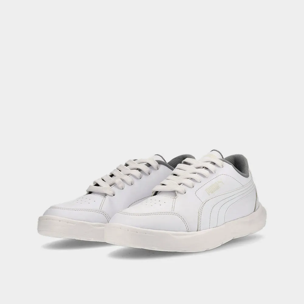 Puma Youth Evolve Court Zadp Sneaker White/white _ 181445 _ White