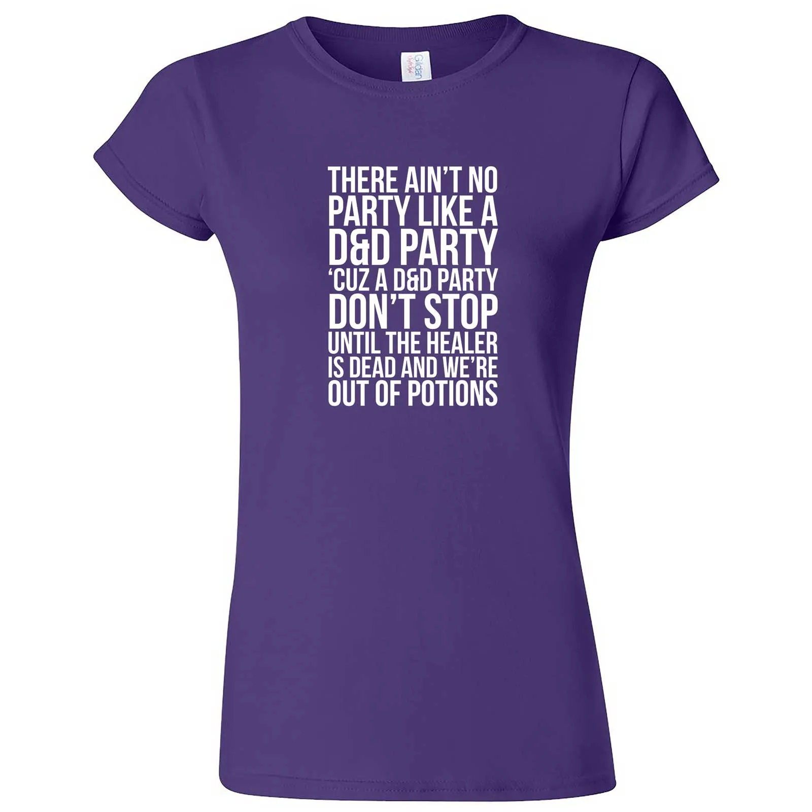 "Ain't No Party like a D&D Party" women's t-shirt