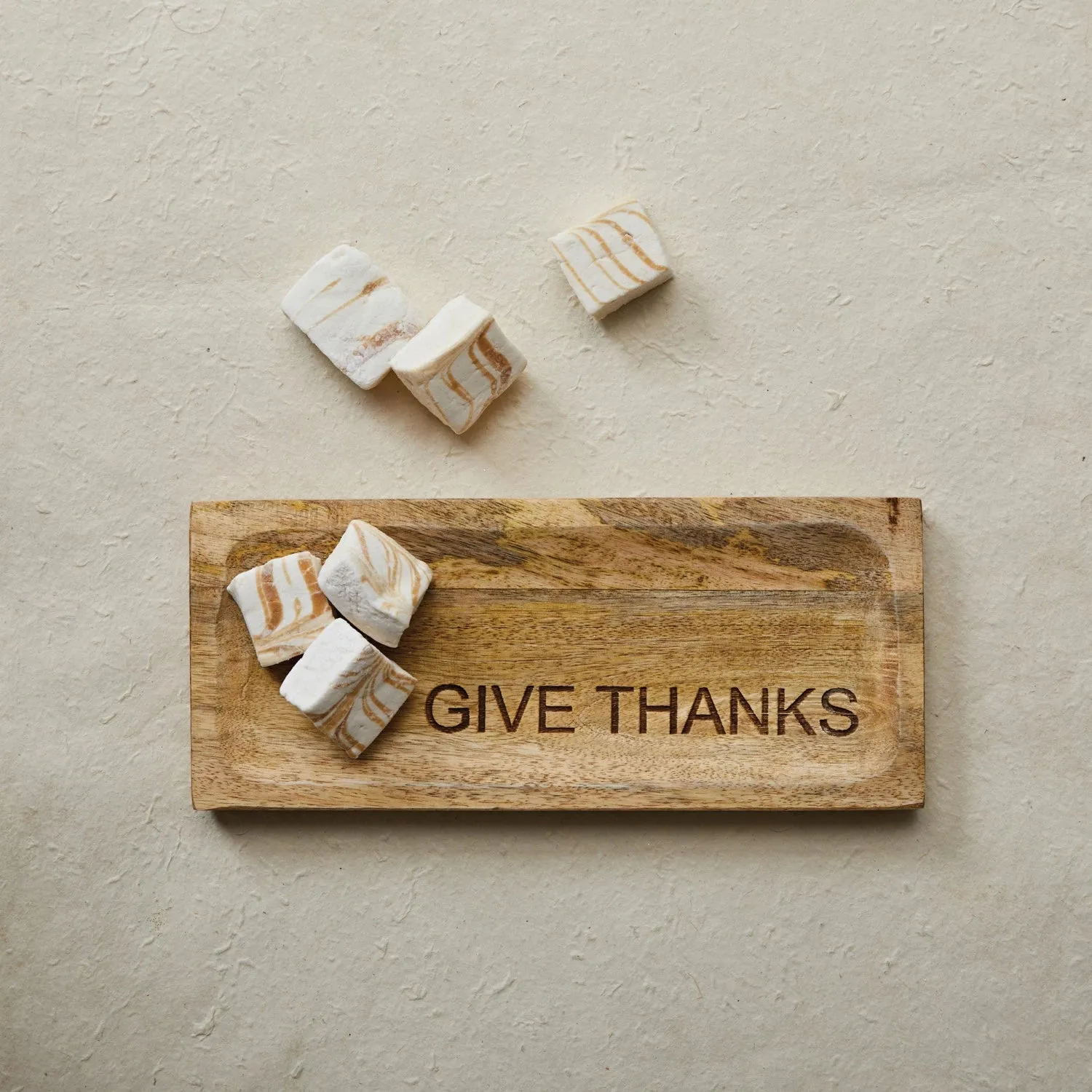 "Give Thanks" Engraved Cheese Board