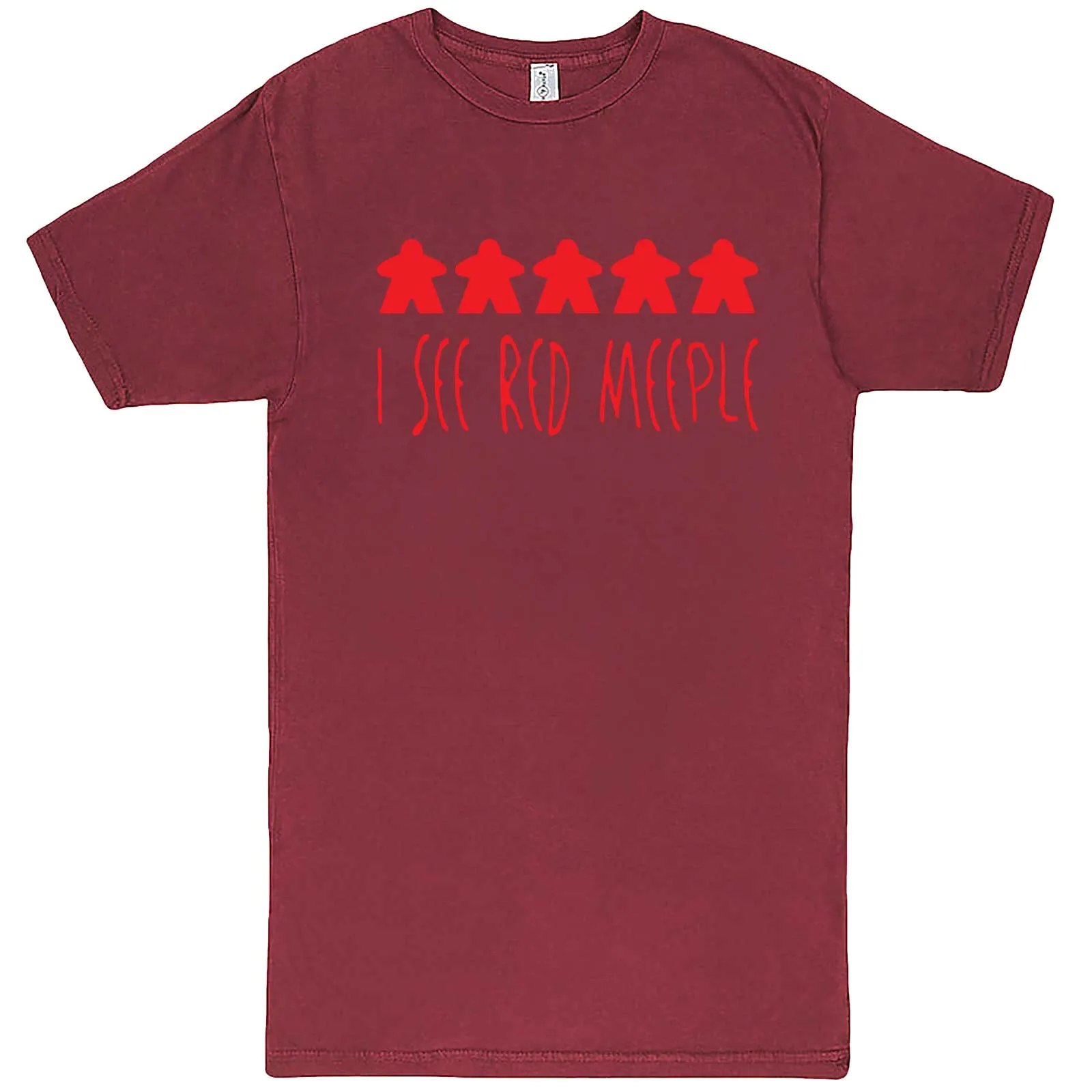 "I See Red Meeple" men's t-shirt