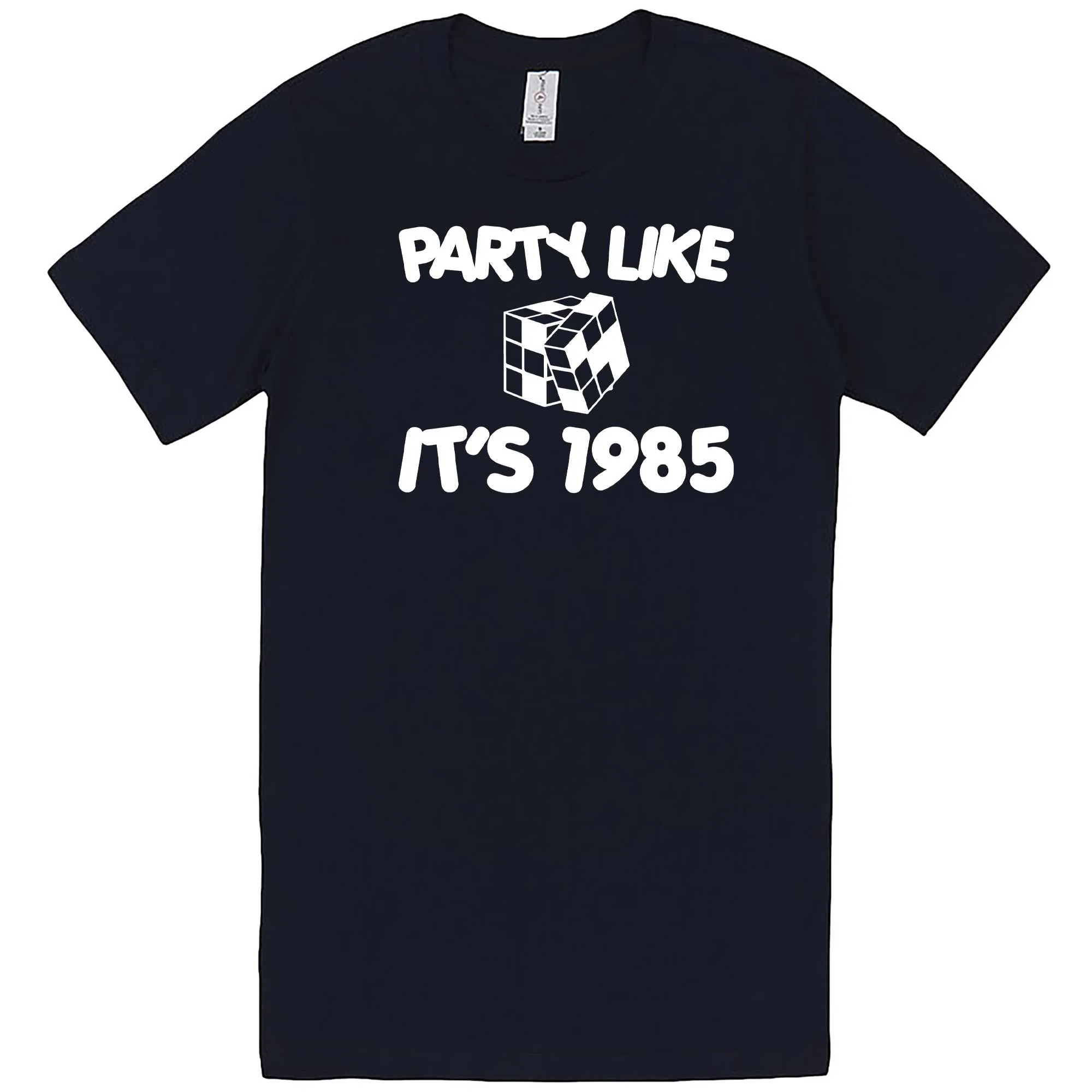 "Party Like It's 1985 - Puzzle Cube" men's t-shirt