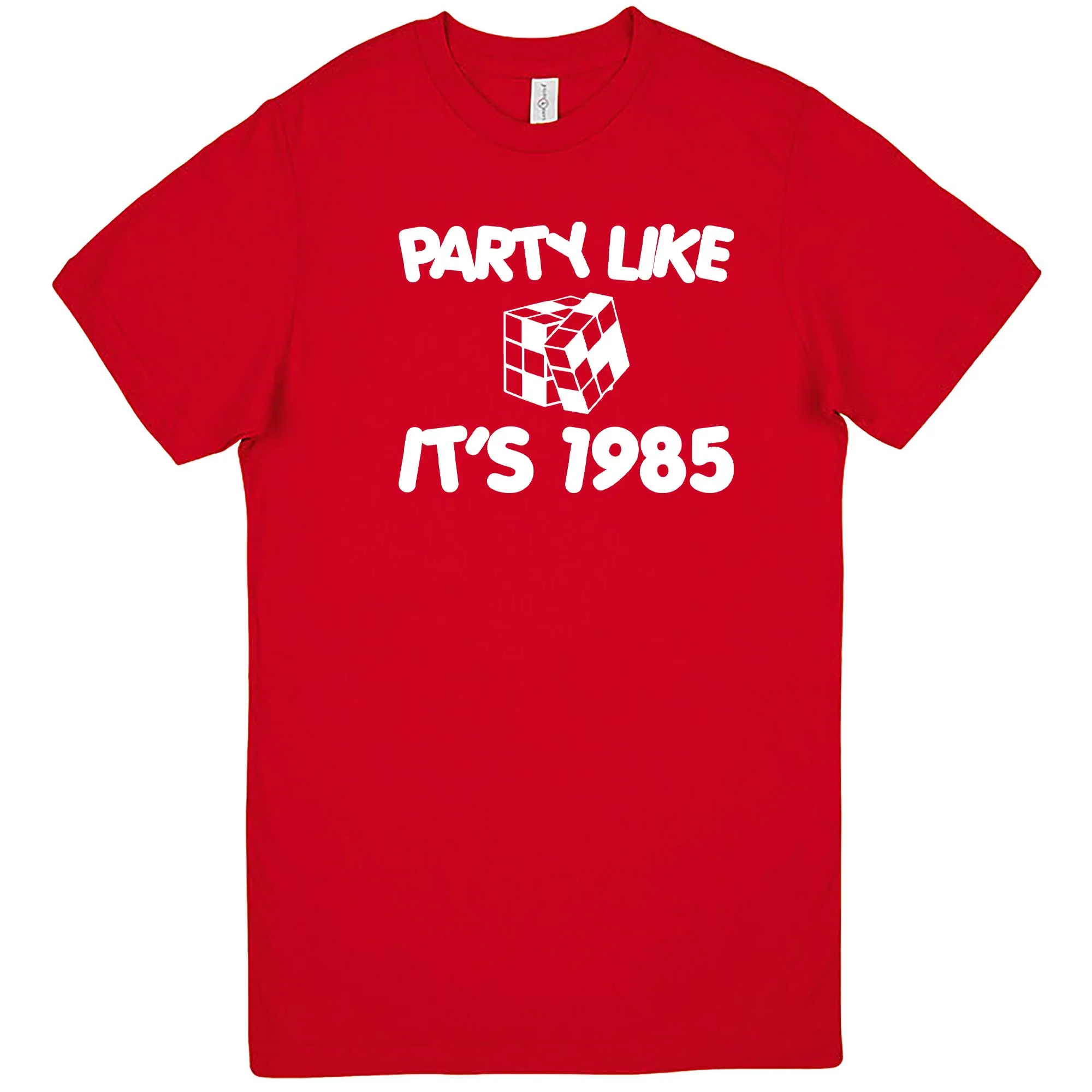 "Party Like It's 1985 - Puzzle Cube" men's t-shirt