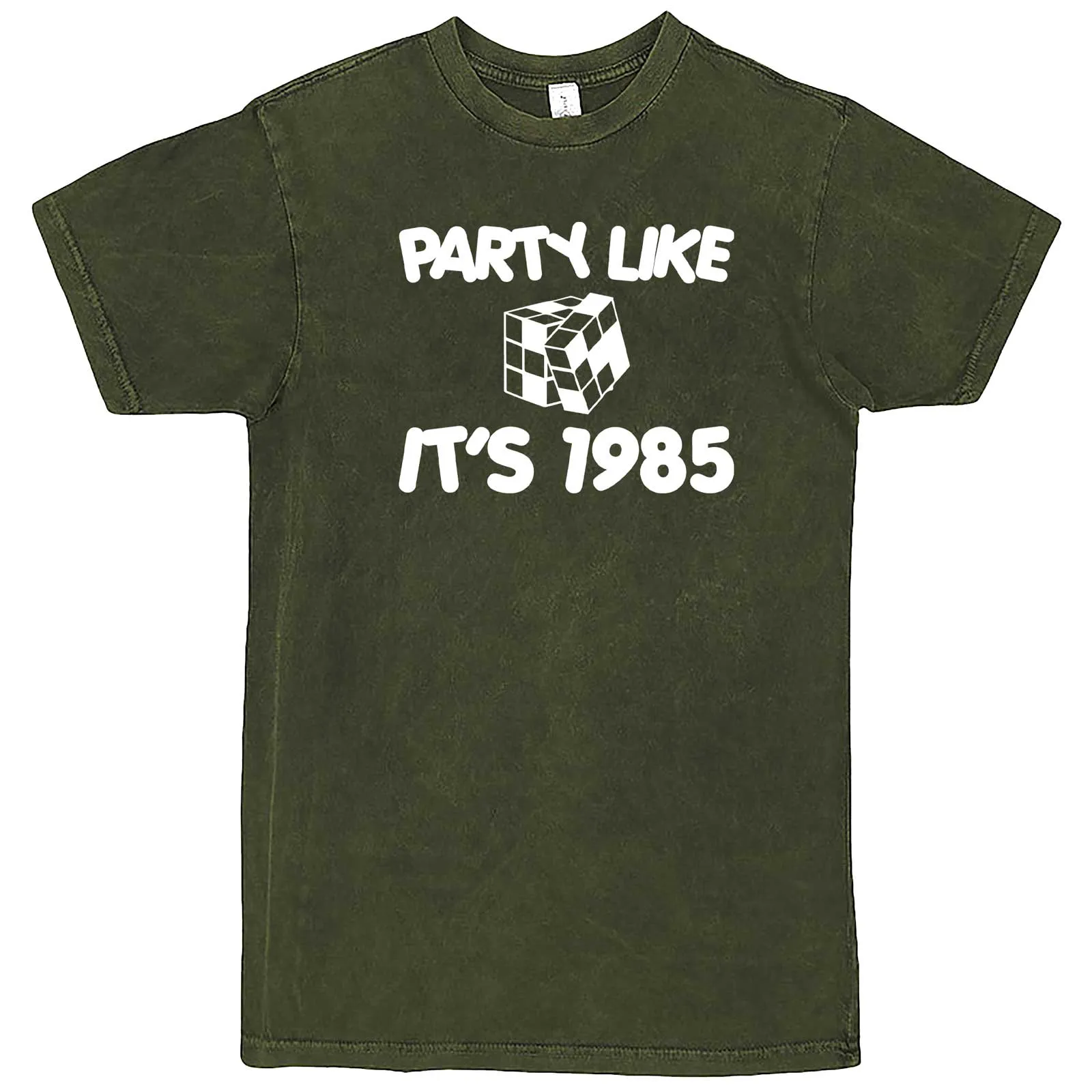 "Party Like It's 1985 - Puzzle Cube" men's t-shirt