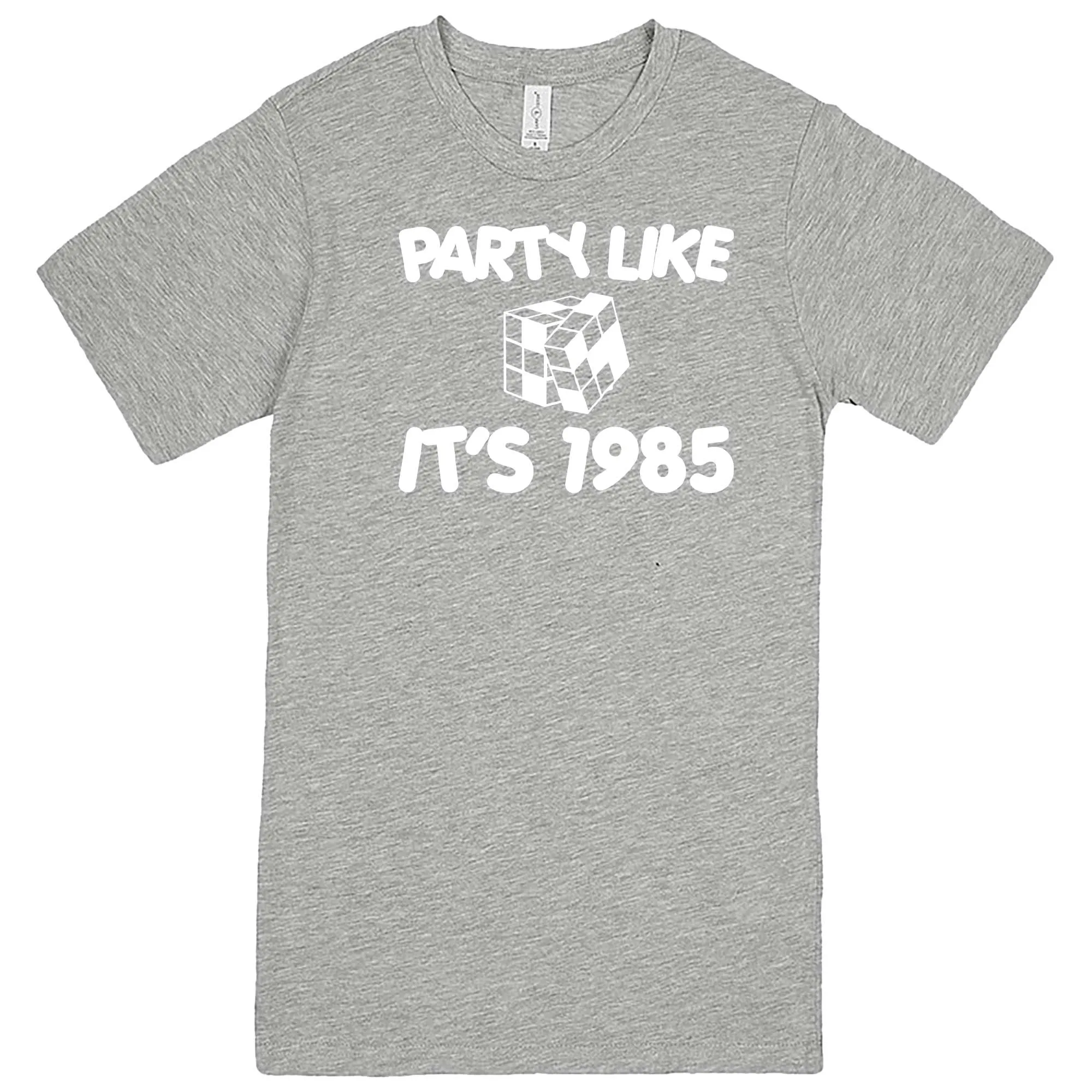 "Party Like It's 1985 - Puzzle Cube" men's t-shirt