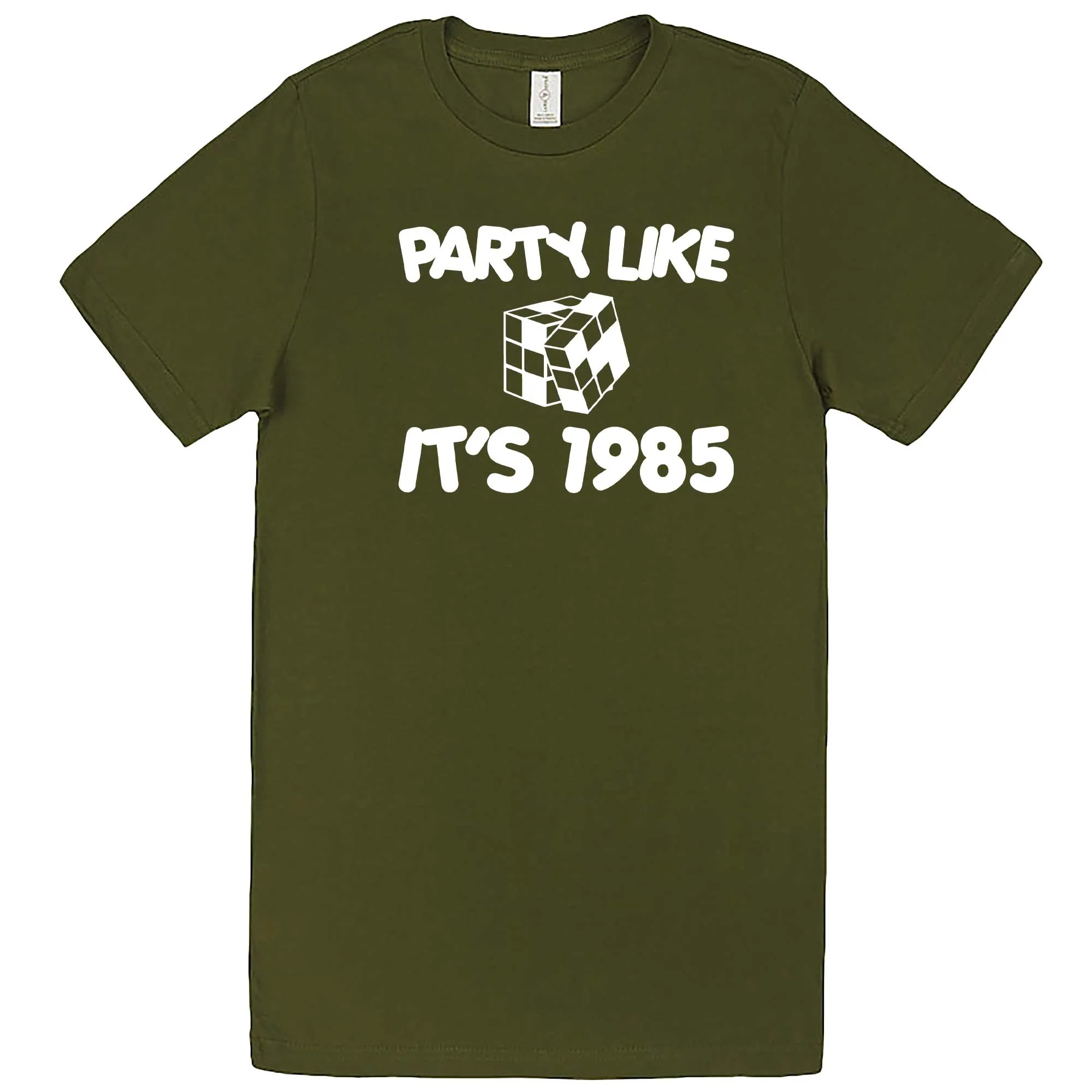 "Party Like It's 1985 - Puzzle Cube" men's t-shirt