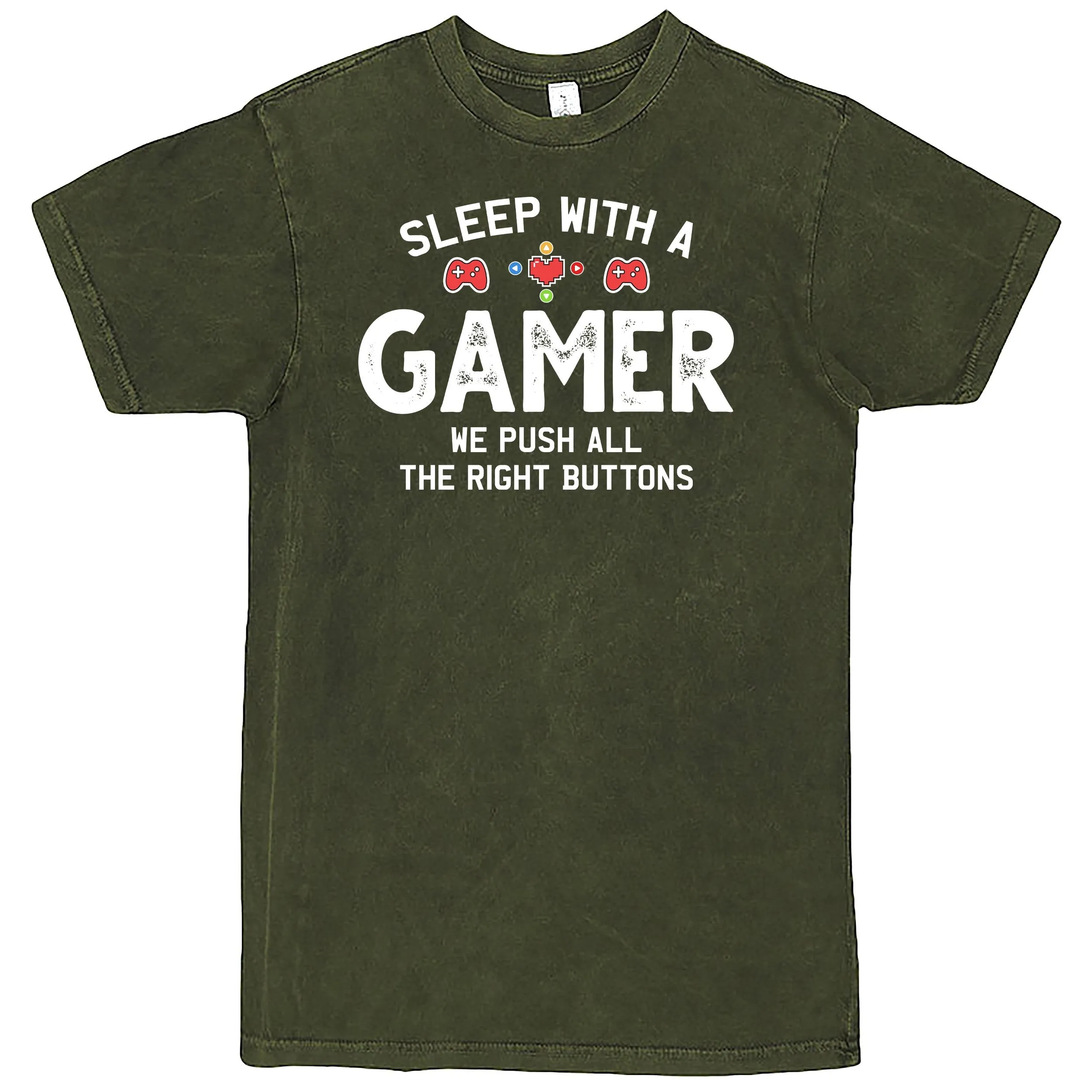 "Sleep With A Gamer, We Push All The Right Buttons" Men's Shirt