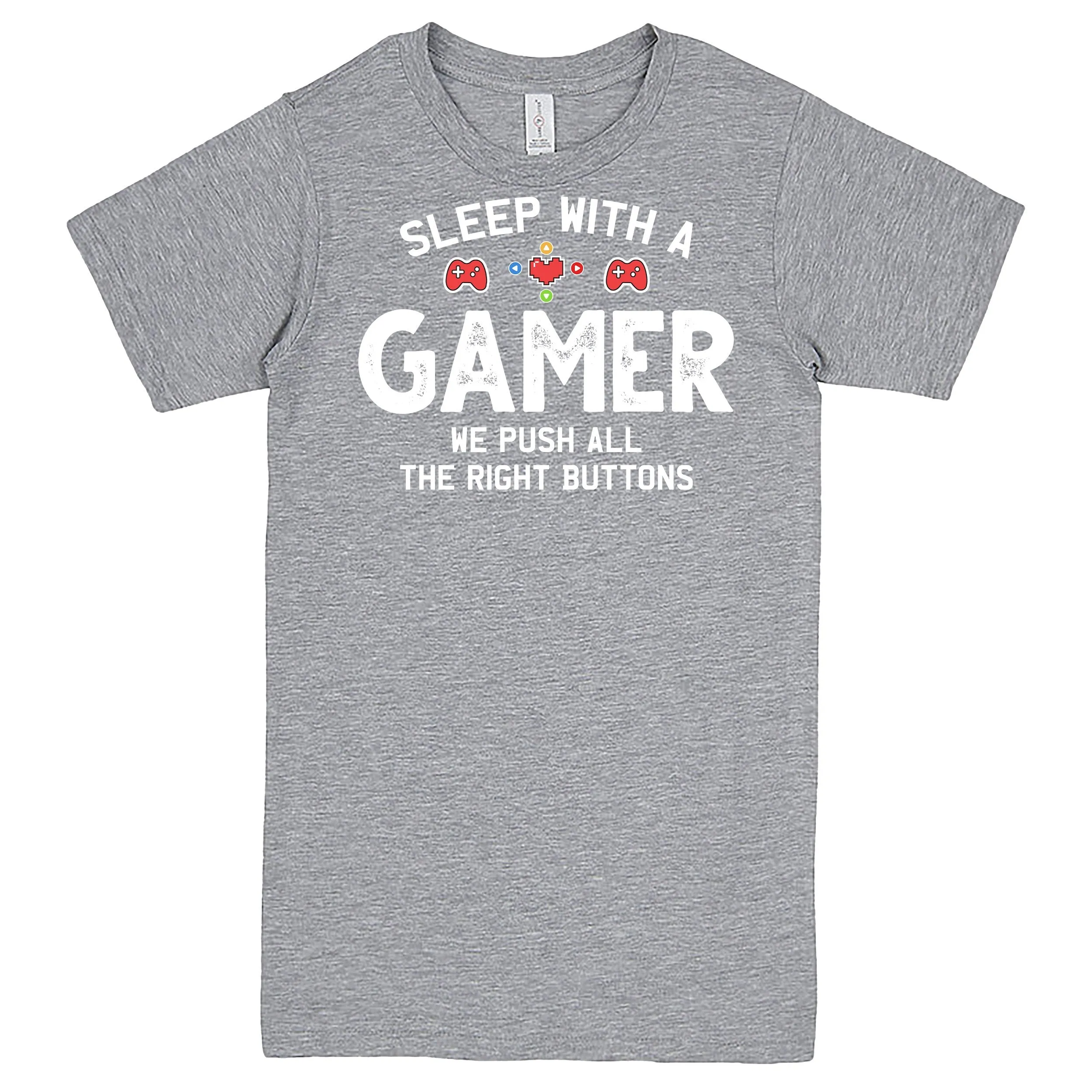 "Sleep With A Gamer, We Push All The Right Buttons" Men's Shirt