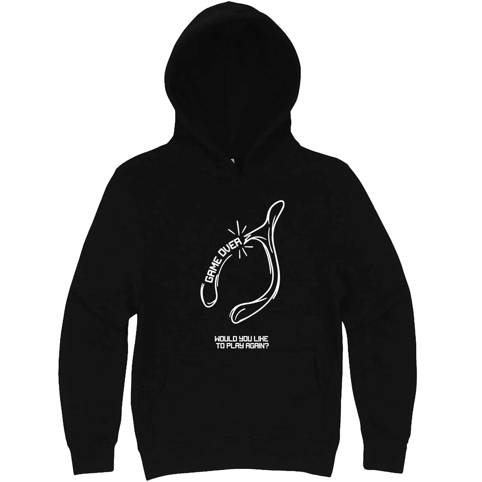 "Thanksgiving Wishbone Game Over, Would You Like to Play Again" hoodie