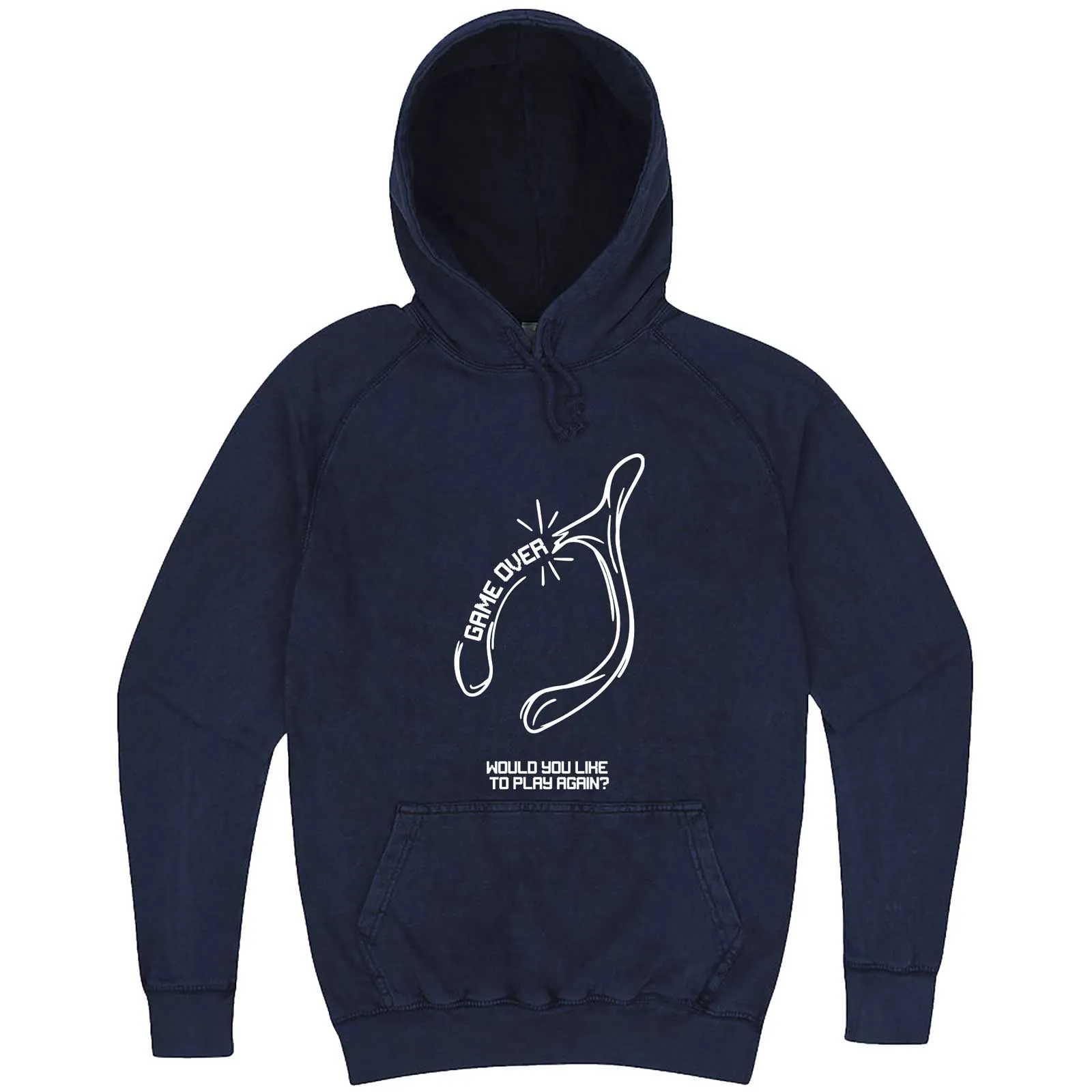 "Thanksgiving Wishbone Game Over, Would You Like to Play Again" hoodie