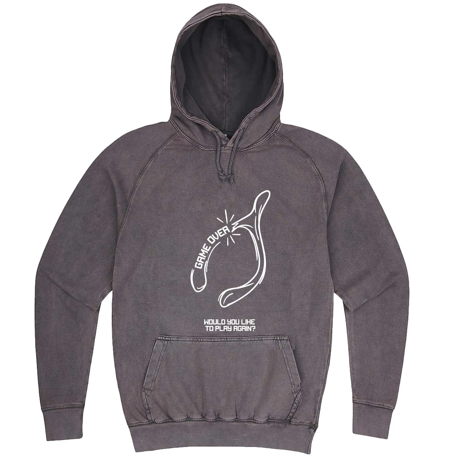 "Thanksgiving Wishbone Game Over, Would You Like to Play Again" hoodie