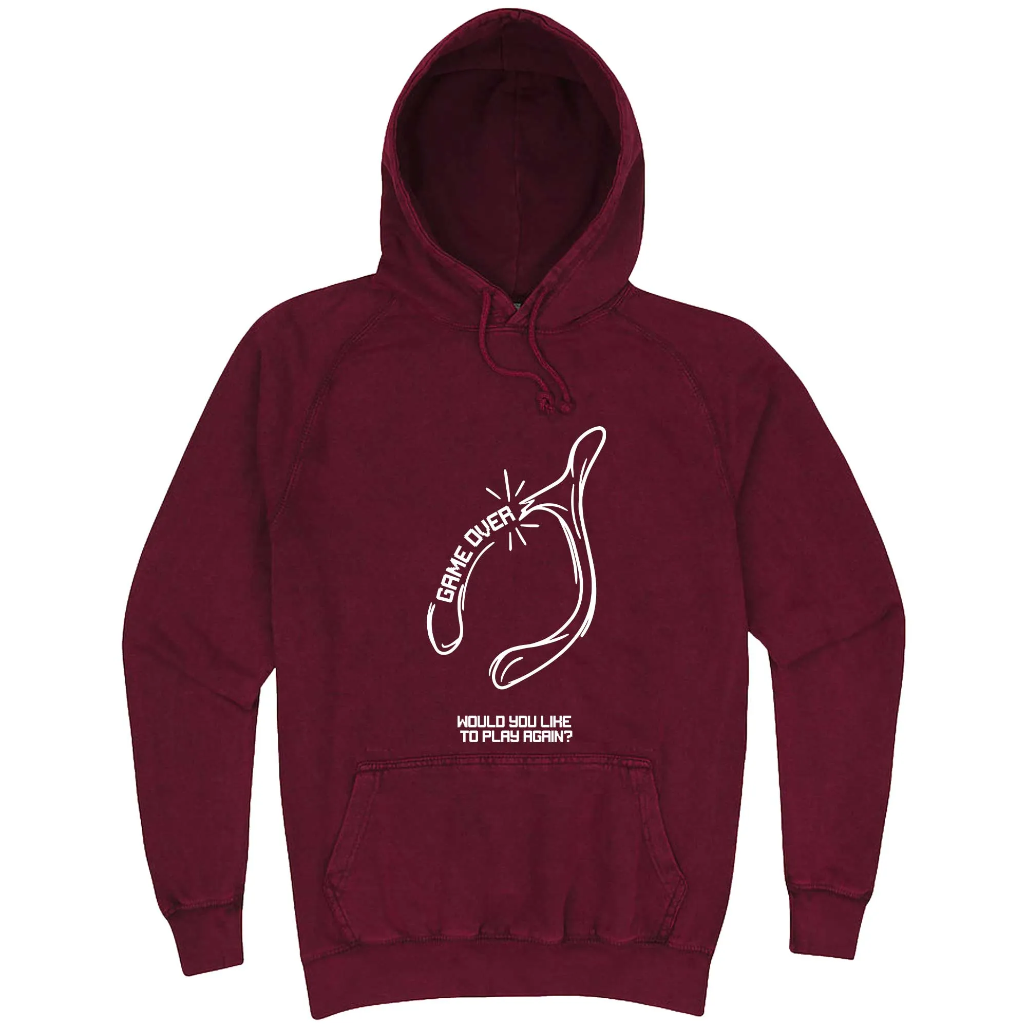 "Thanksgiving Wishbone Game Over, Would You Like to Play Again" hoodie