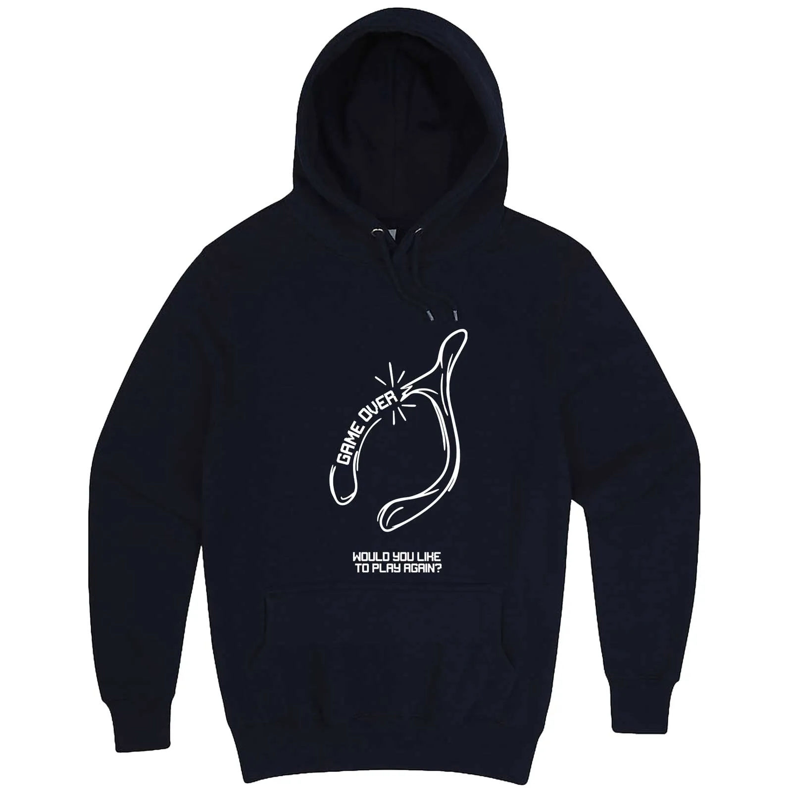 "Thanksgiving Wishbone Game Over, Would You Like to Play Again" hoodie