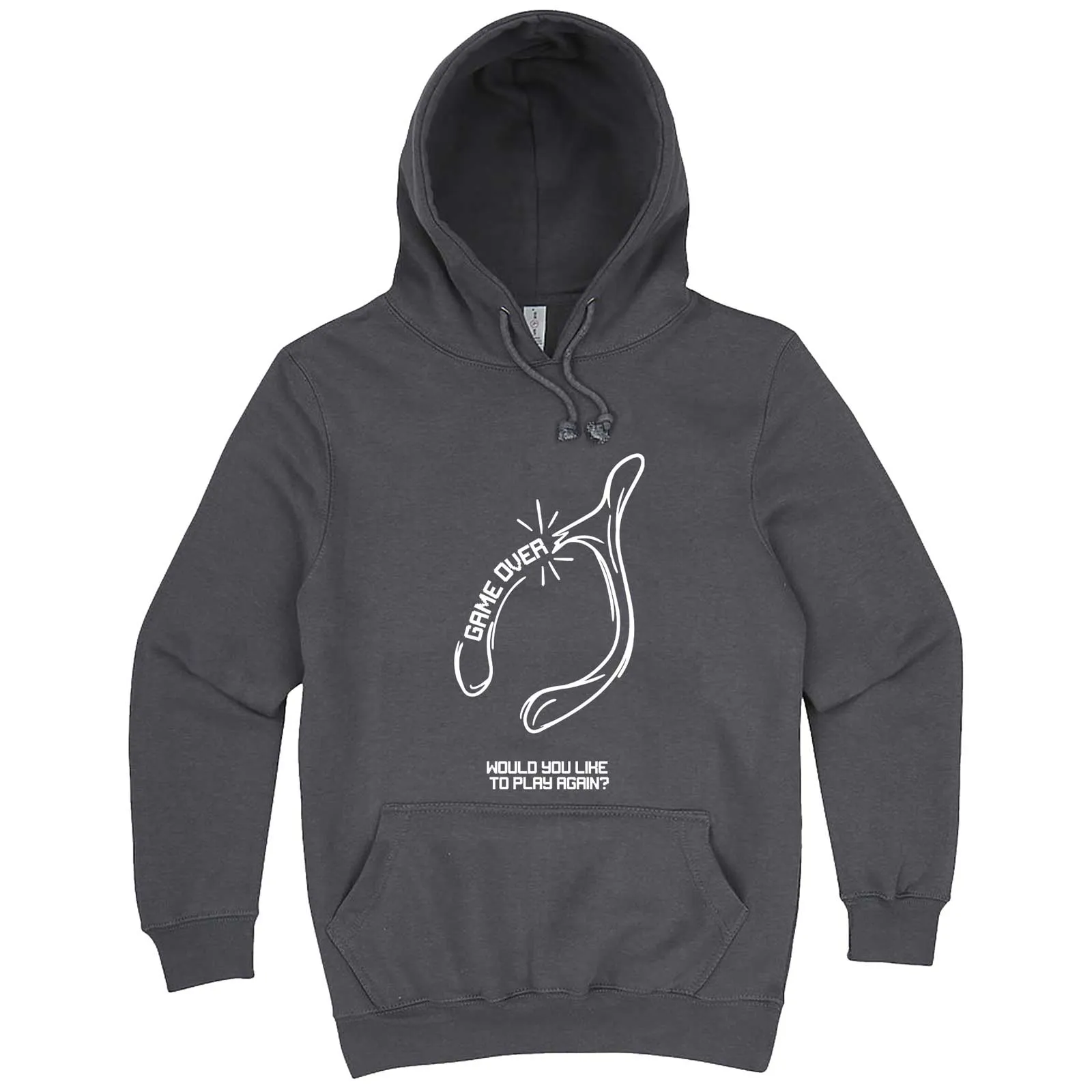 "Thanksgiving Wishbone Game Over, Would You Like to Play Again" hoodie