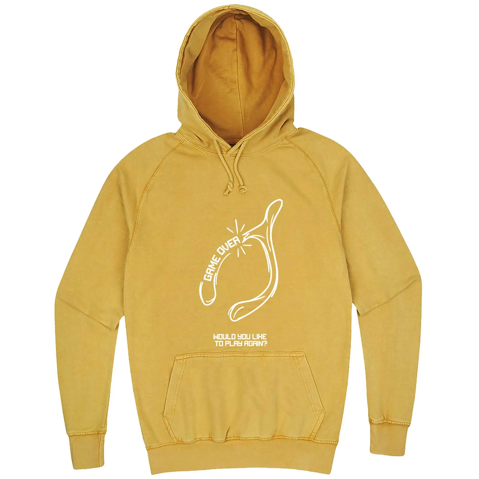 "Thanksgiving Wishbone Game Over, Would You Like to Play Again" hoodie