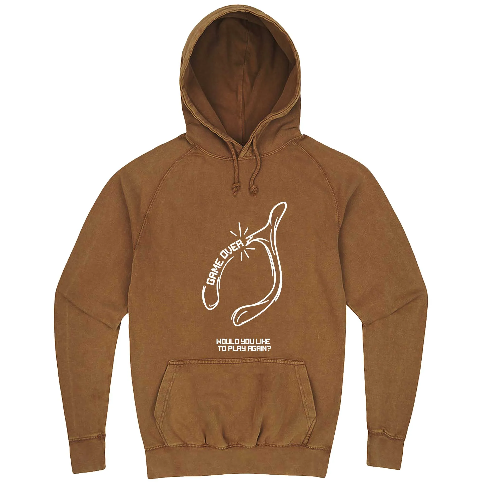 "Thanksgiving Wishbone Game Over, Would You Like to Play Again" hoodie