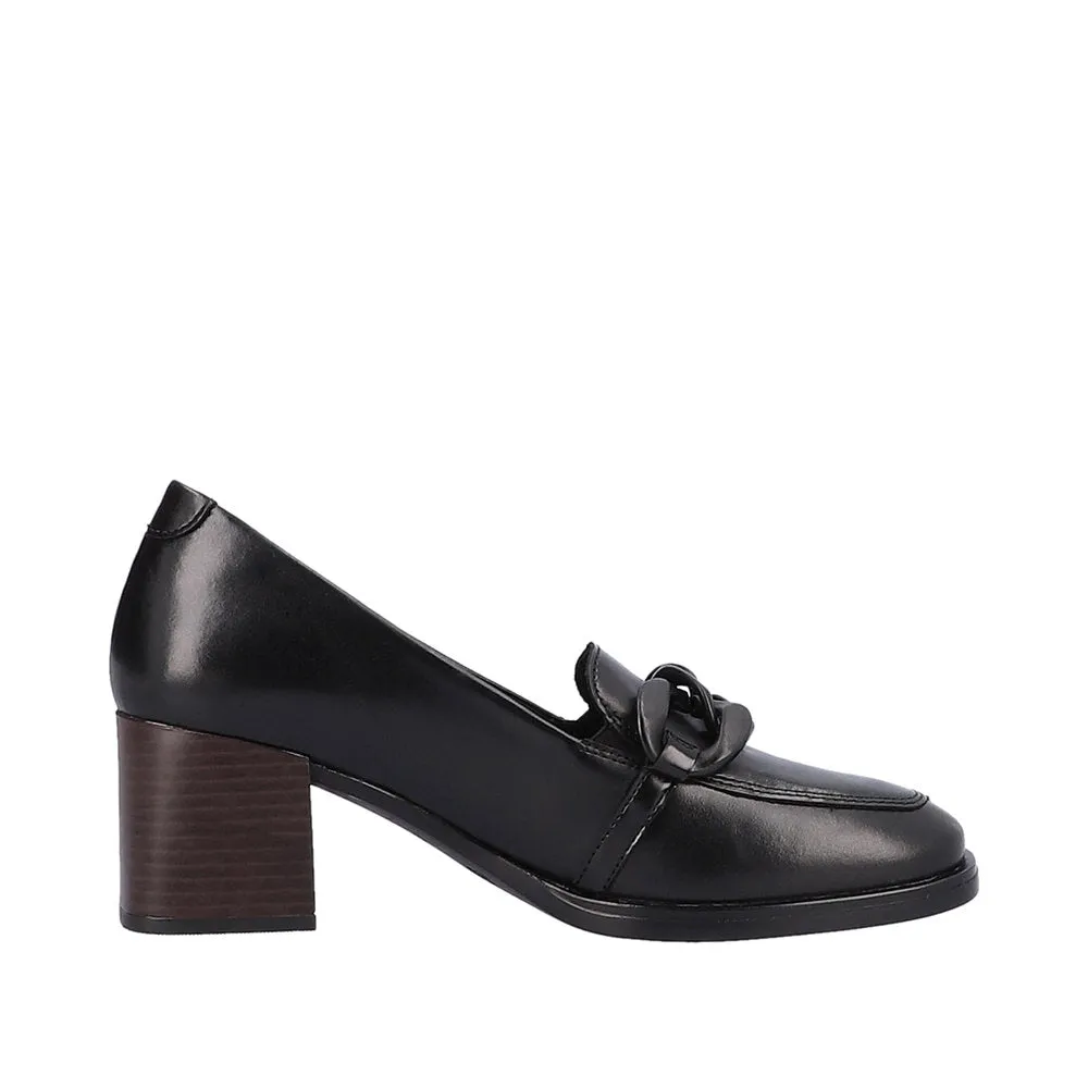 Remonte Trouser Shoes Black Leather Work Shoes D0V00-01 sale