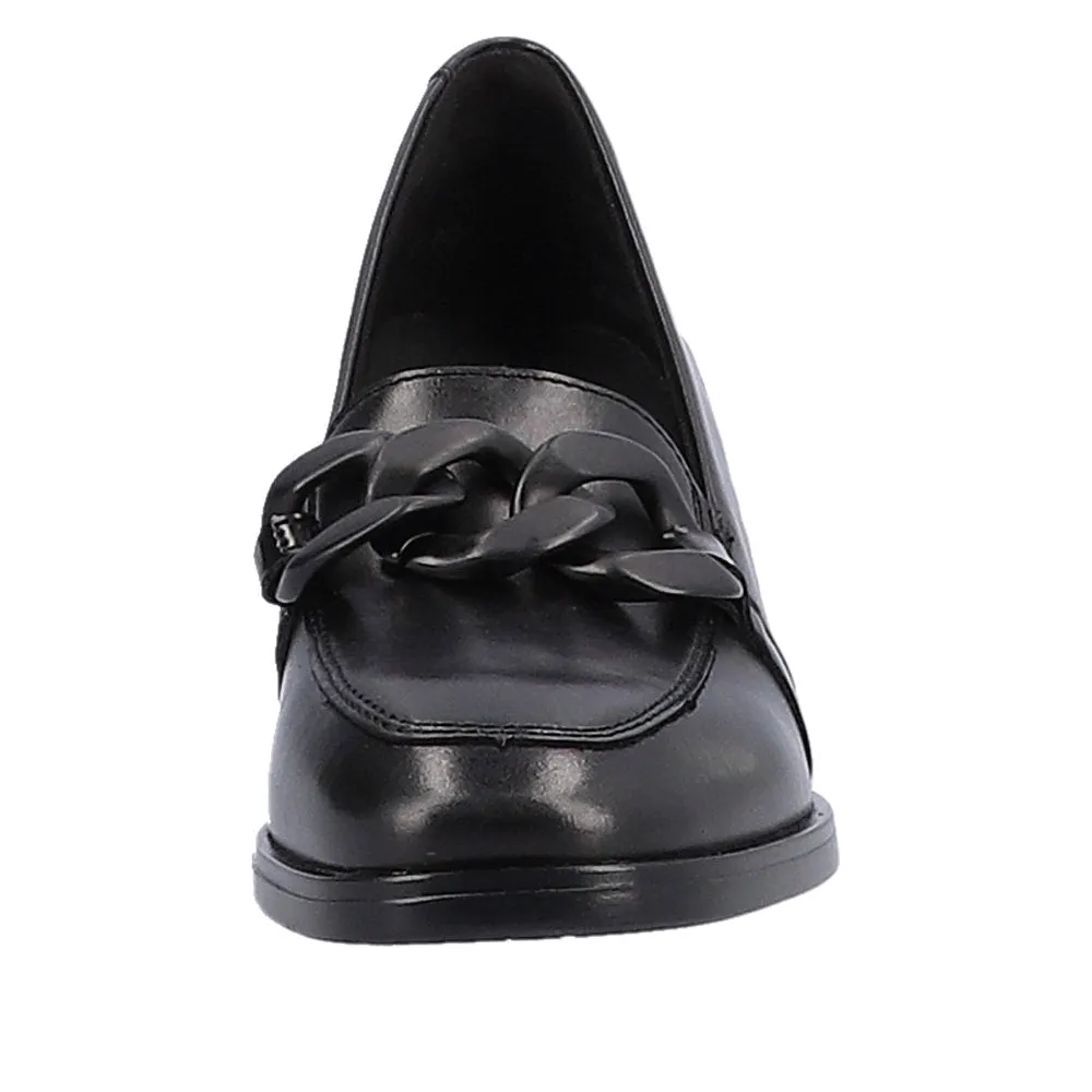 Remonte Trouser Shoes Black Leather Work Shoes D0V00-01 sale