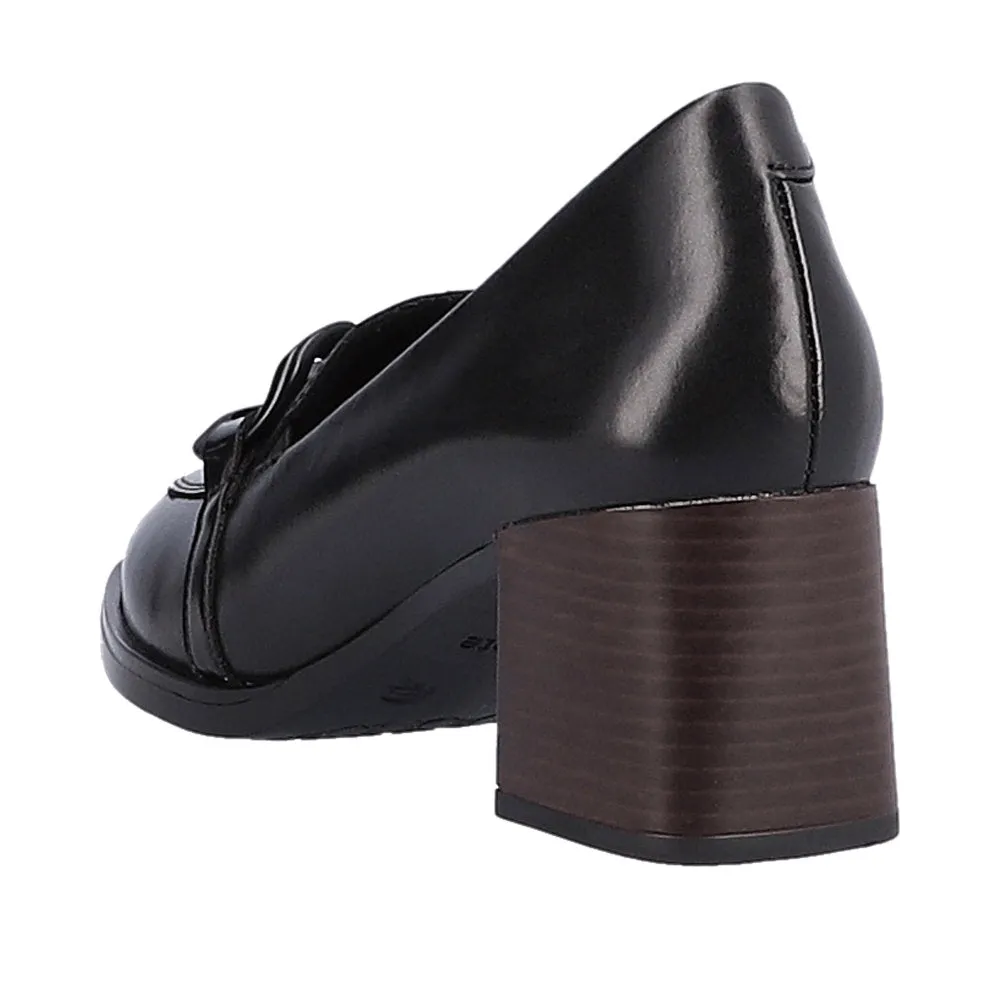 Remonte Trouser Shoes Black Leather Work Shoes D0V00-01 sale