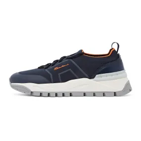 Santoni Tech Knitted Runner (Navy)